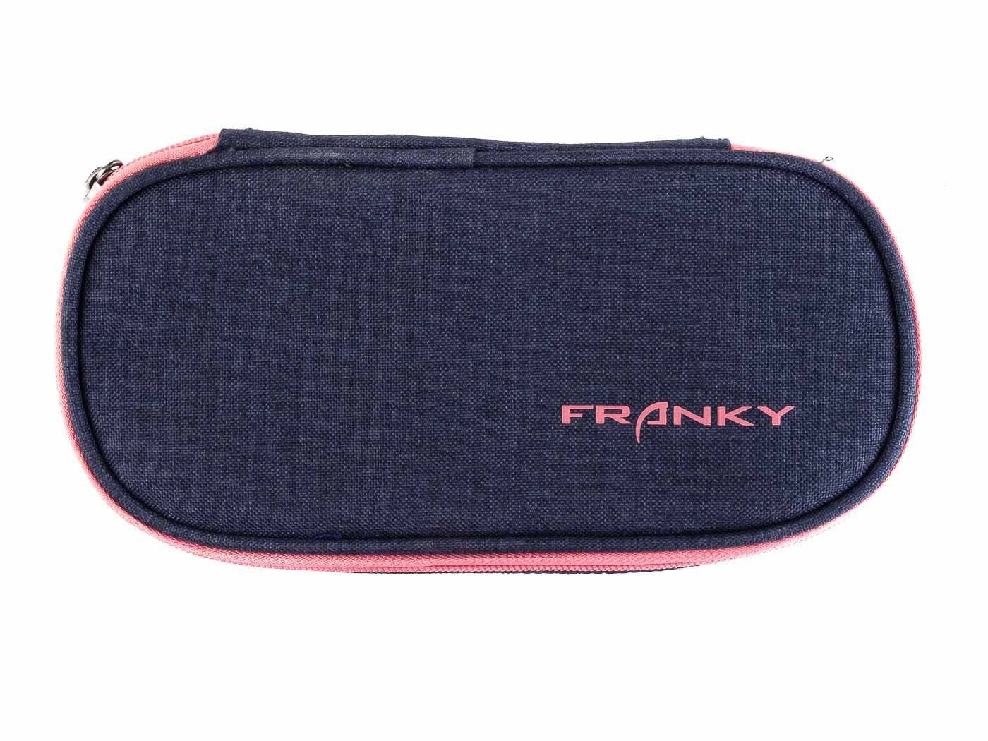 Franky Federmäppchen 621-2 Effekt Pencilcase Schlampermäppchen, (Packung, 1-tlg., leer), Reißverschlussfach