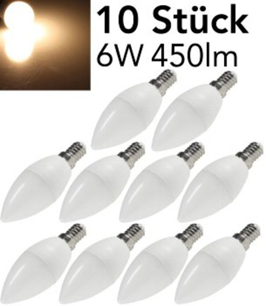 ChiliTec LED-Leuchtmittel E14, 6W, 3000K, 450lm, günstig online kaufen