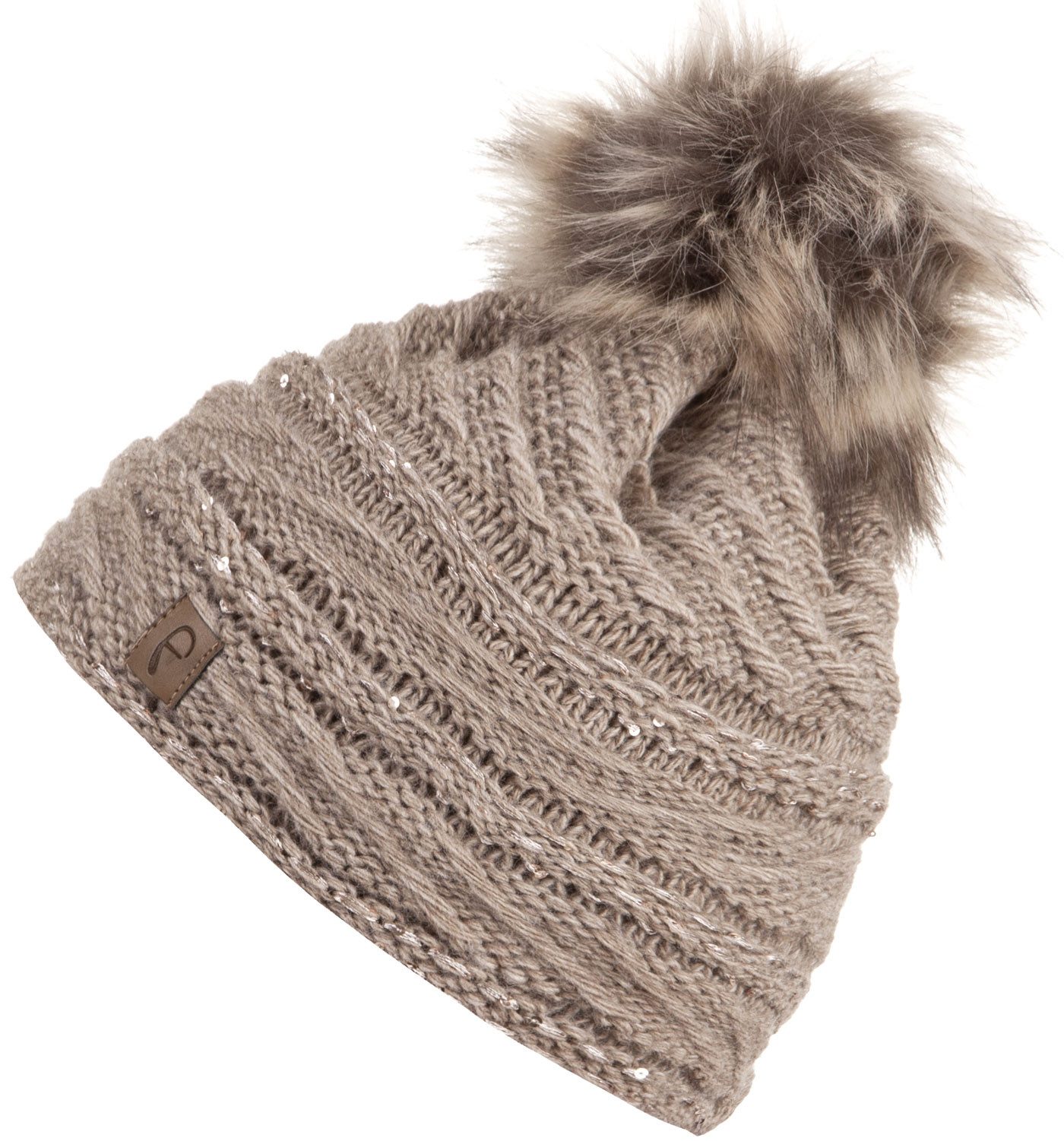 Faera Bommelmütze Wintermütze Damen Herren Mütze Beanie Haube gefüttert Bommelmütze 14