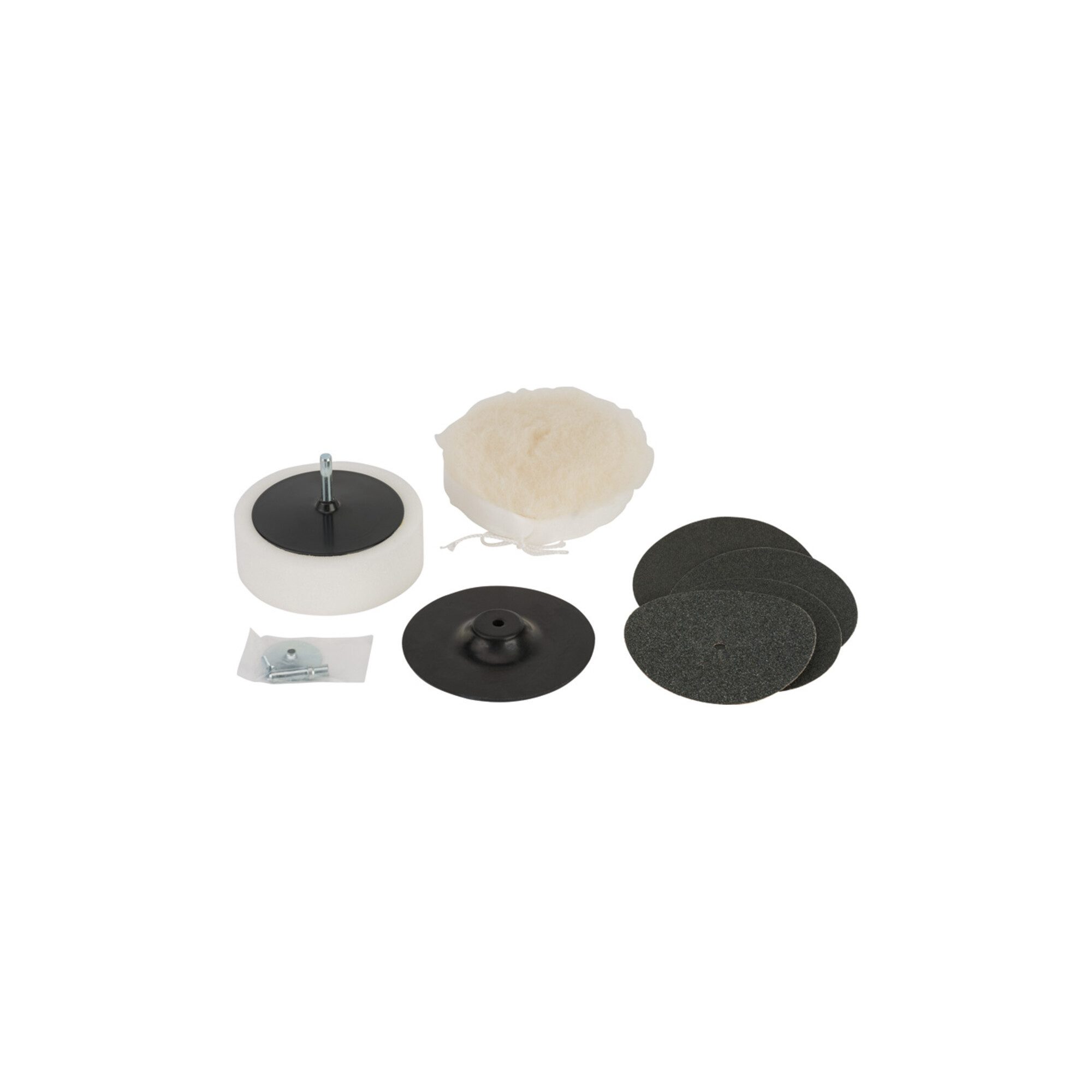 Bosch Professional Schleifscheibe Bosch Polier-Set S 24 8-teilig für Bohrmaschinen