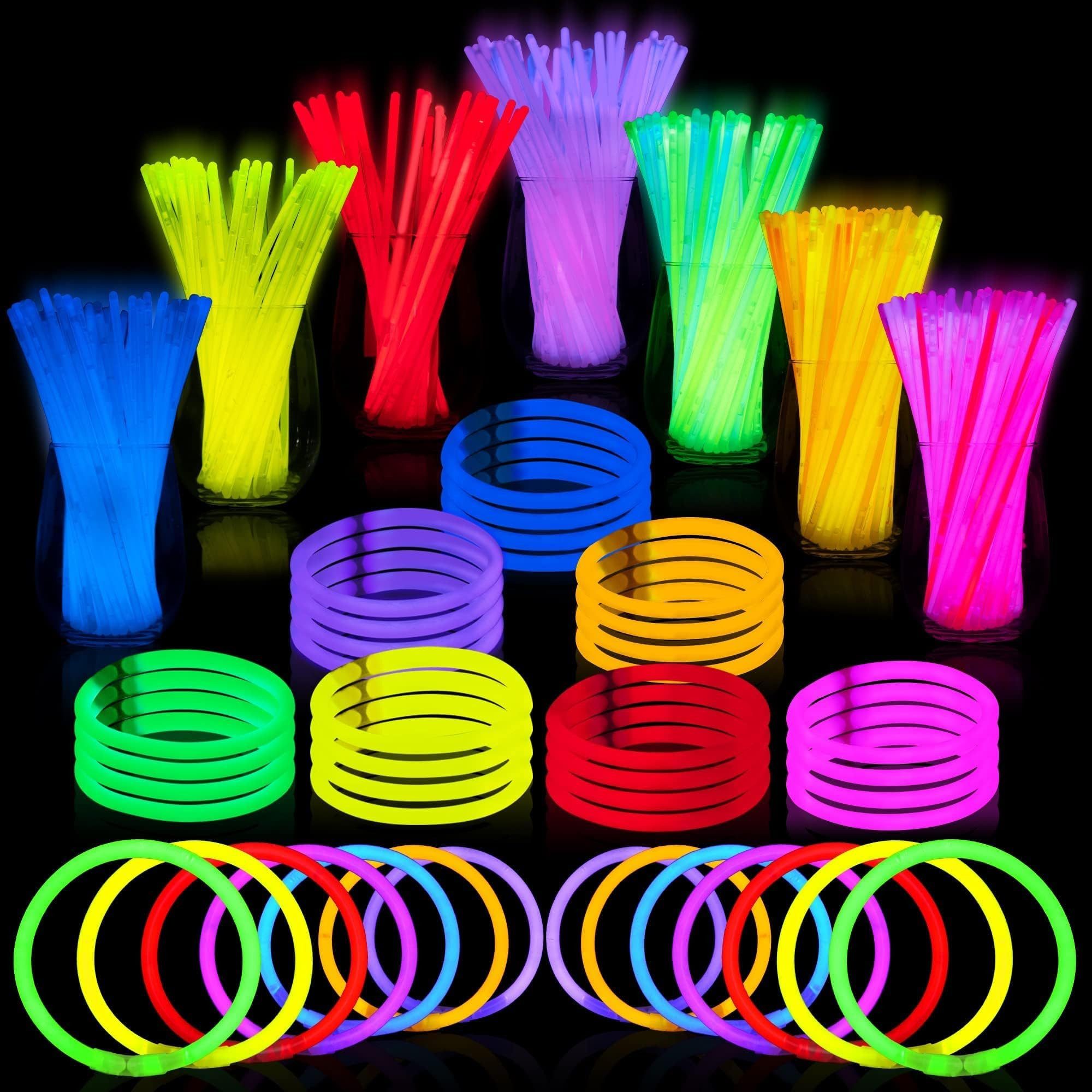 JOYIN Knicklicht JOYIN Knicklichter Party Set für Kinder,100 Stück Leuchtstäbe,7 Farben