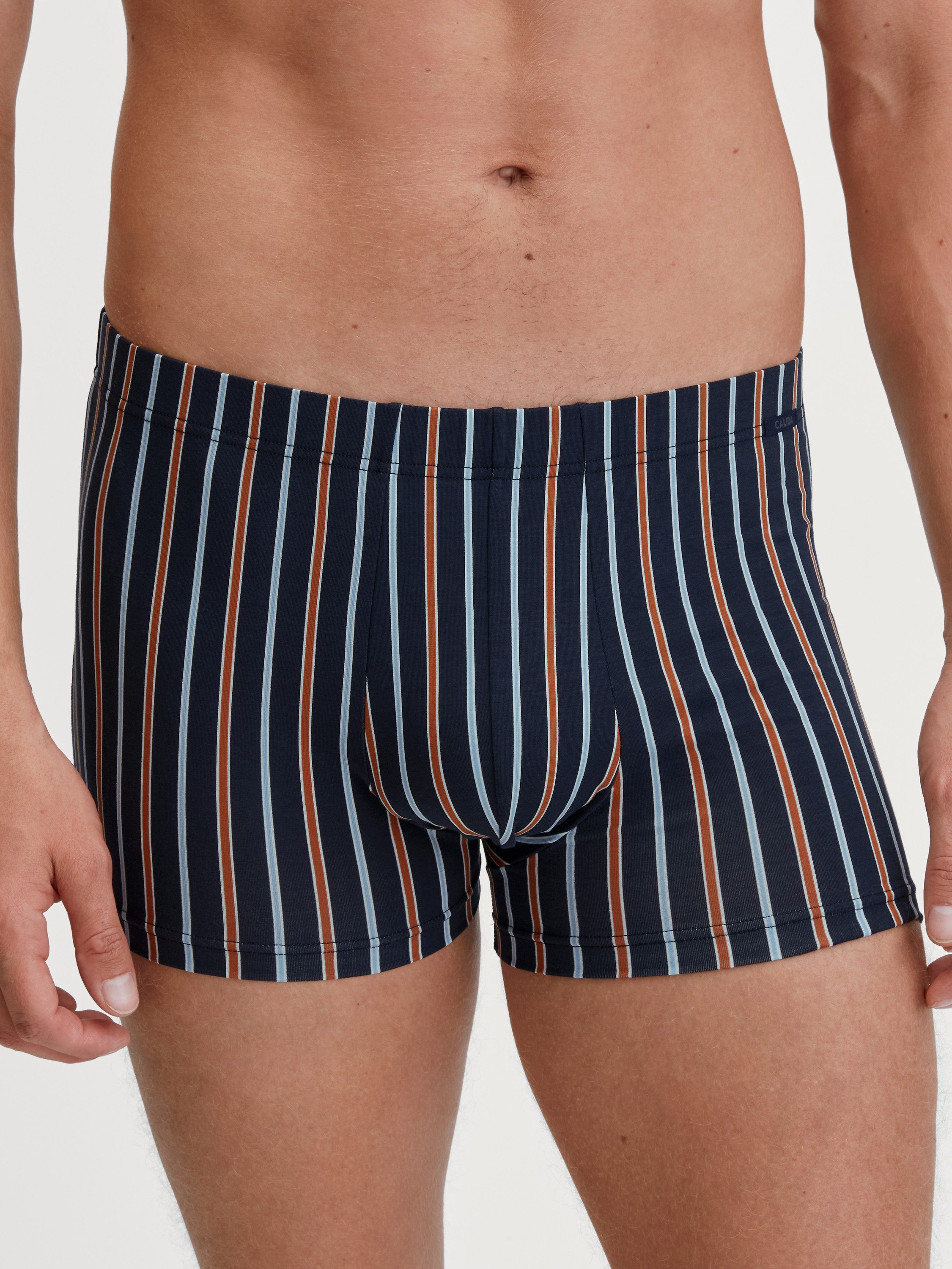 CALIDA Boxer Grafic Cotton Herren (1-St) aus 100% hochwertiger Baumwolle, mit stoffüberzogenem Gummibund