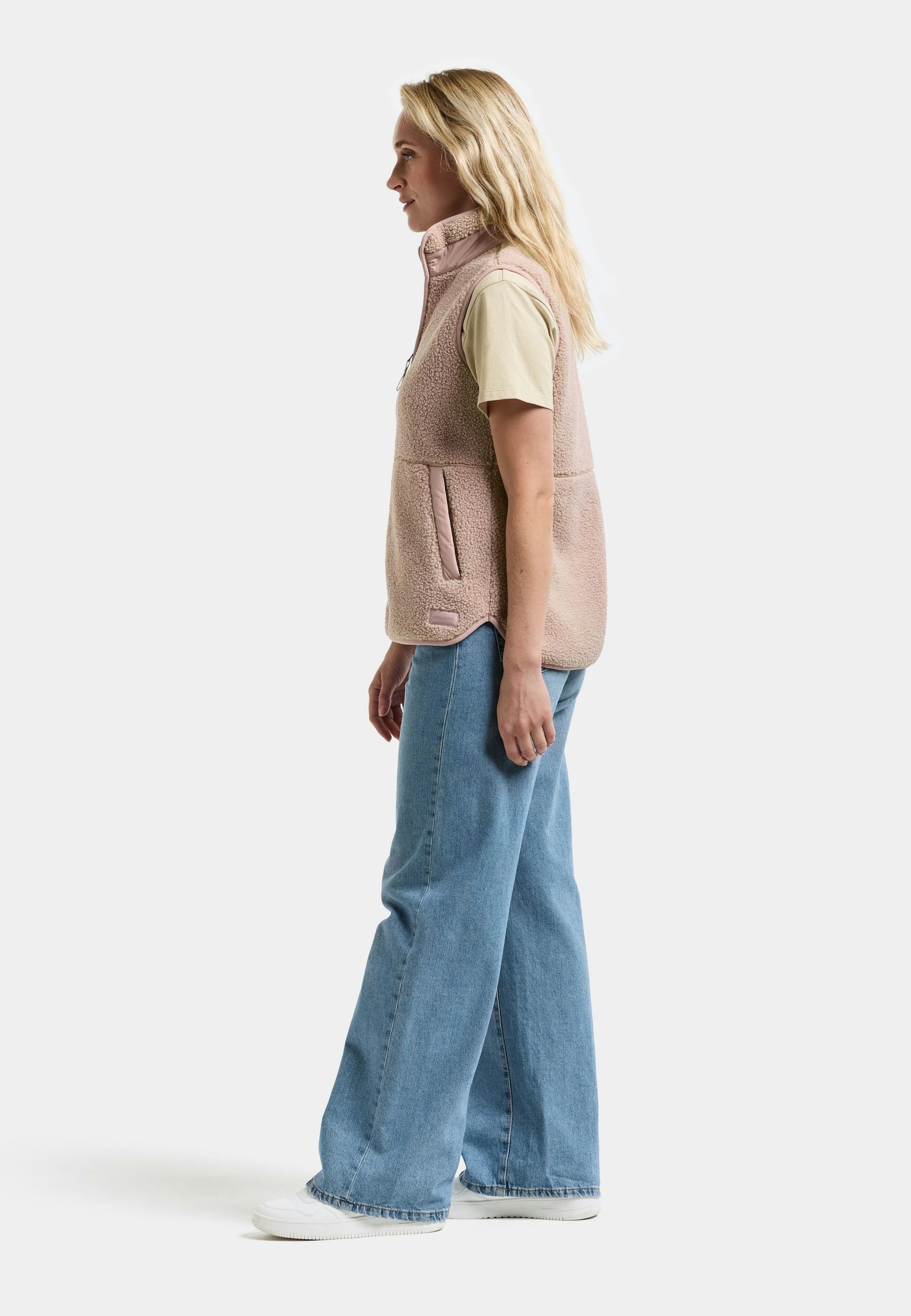 Didriksons Fleeceweste Damen Pile Teddy SIV mit Taschen