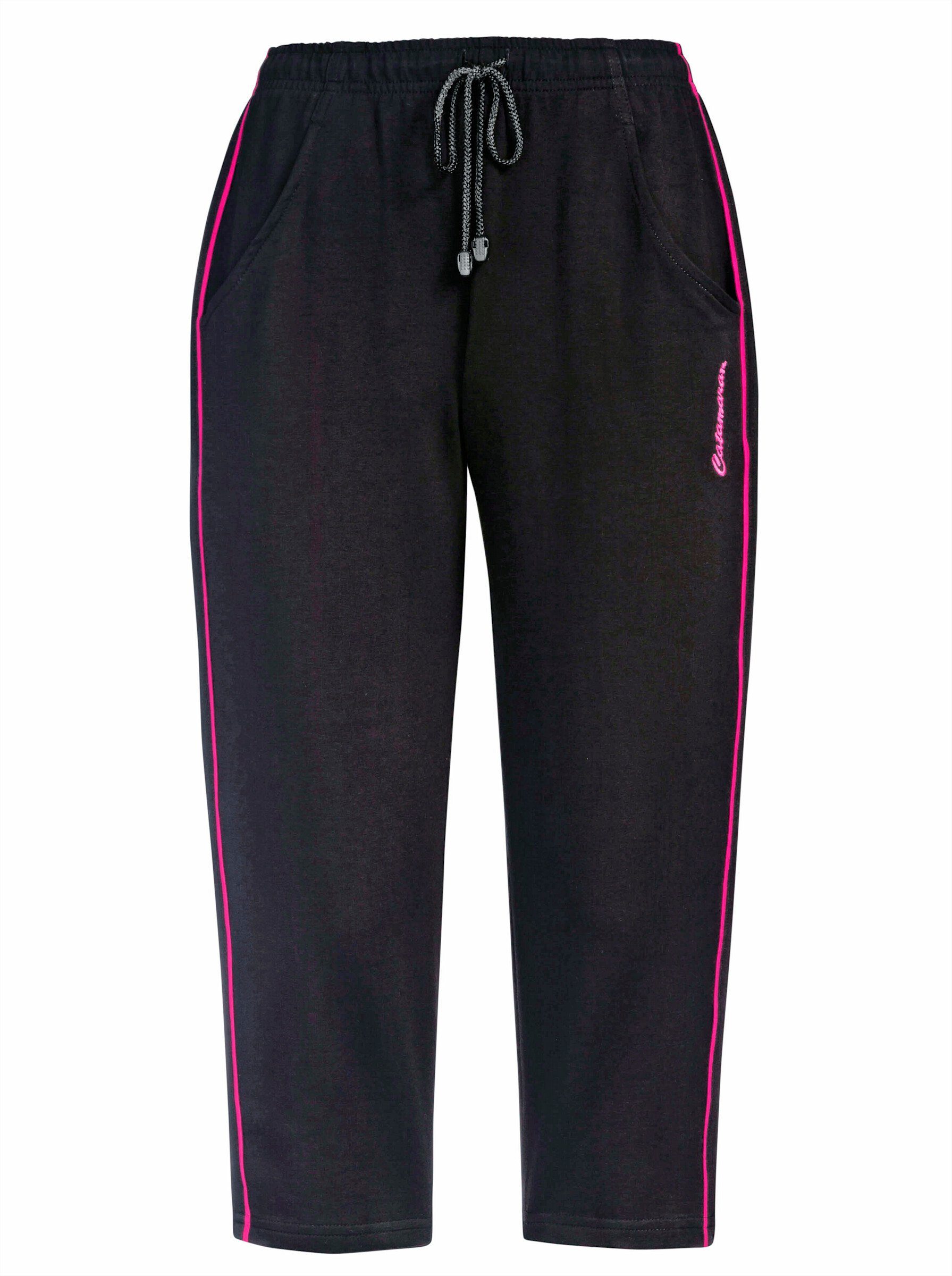 schwarz-pink WEIDEN Jogginghose WITT