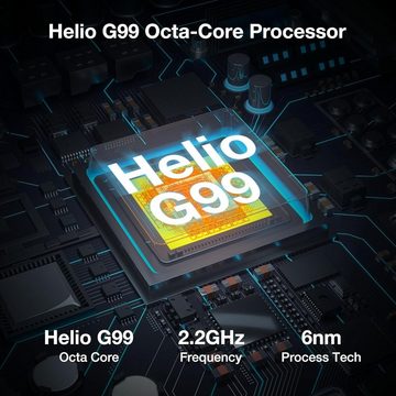 DOOGEE Helio G99 Octa-Core-Prozessor Gaming GMS/GPS/Widevine L1 Tablet (12", 256 GB, Android 13, 4G LTE /5G WiFi, Kraftvolle Leistung & Vielseitigkeit: Das moderne Multimedia-Erlebnis)