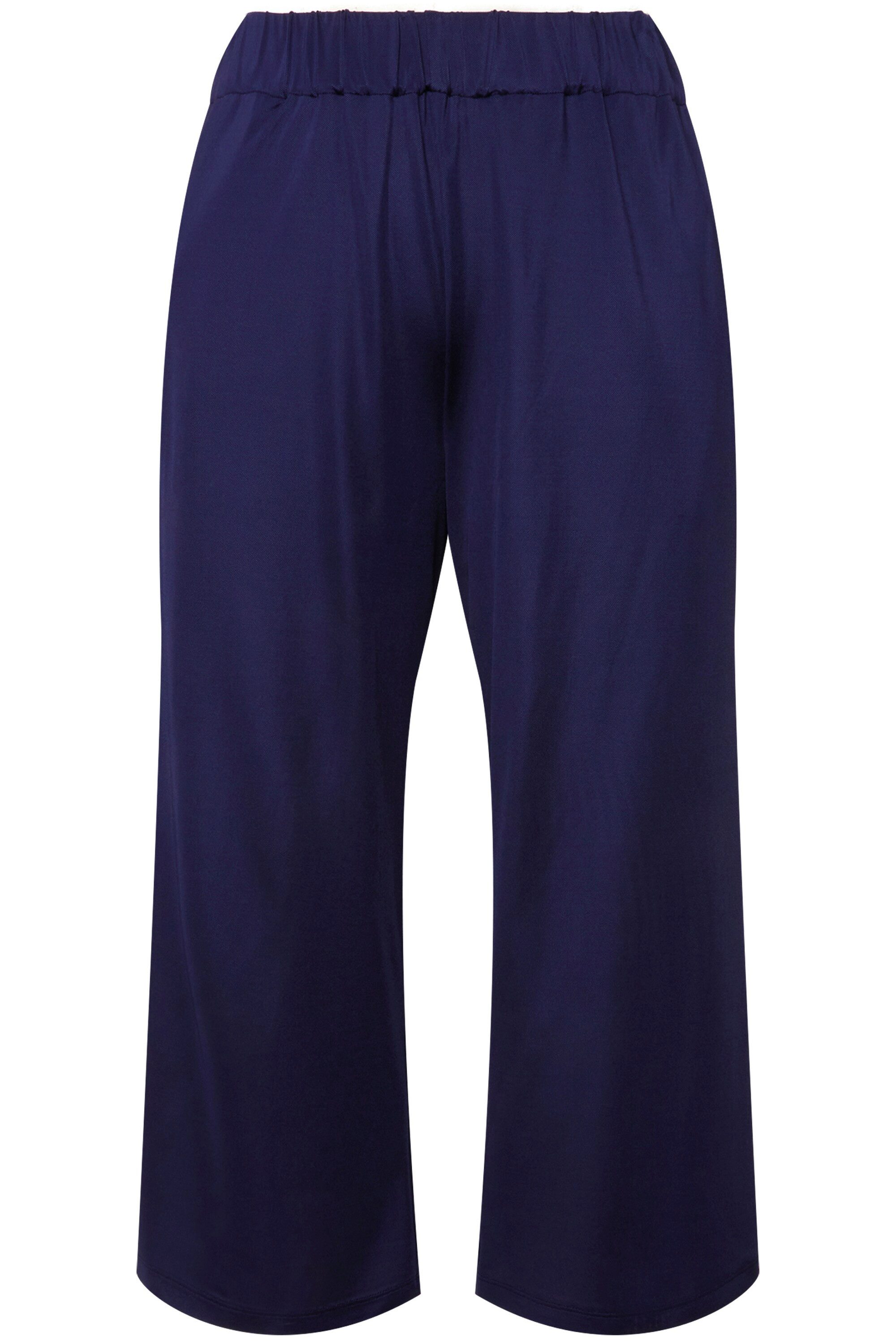 Ulla Popken Culotte Slinky-Culotte wadenlang weites günstig online kaufen