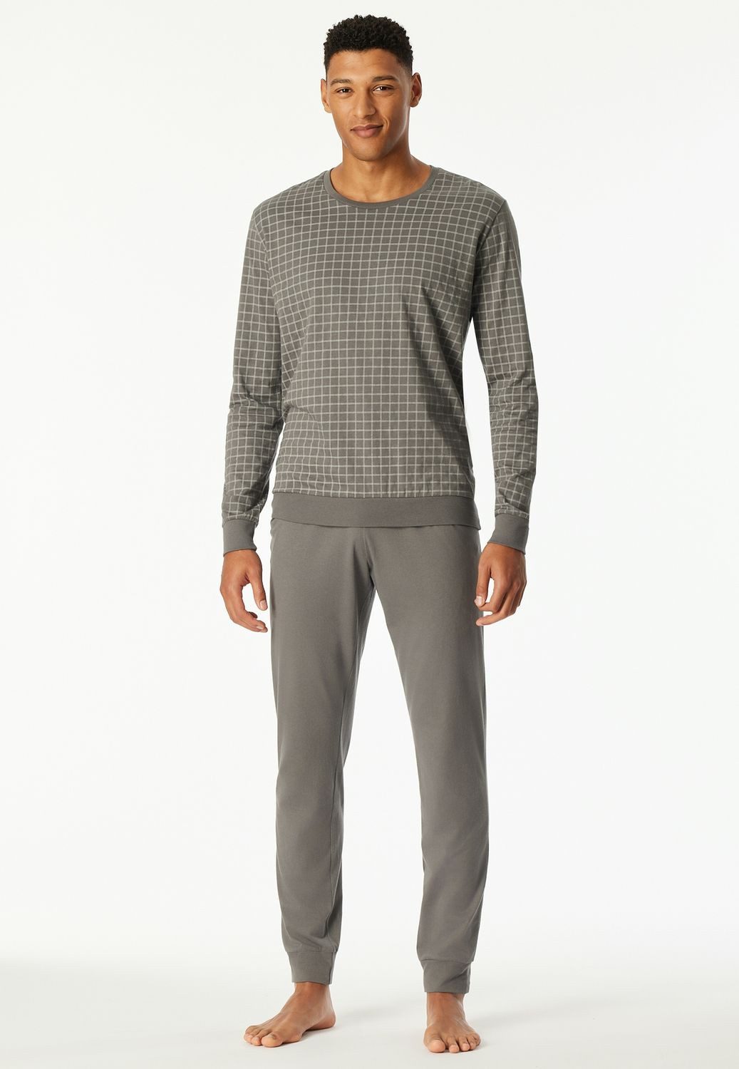 uncover by SCHIESSER Pyjama Nightwear (1 tlg) lang, Rundhals-Ausschnitt günstig online kaufen