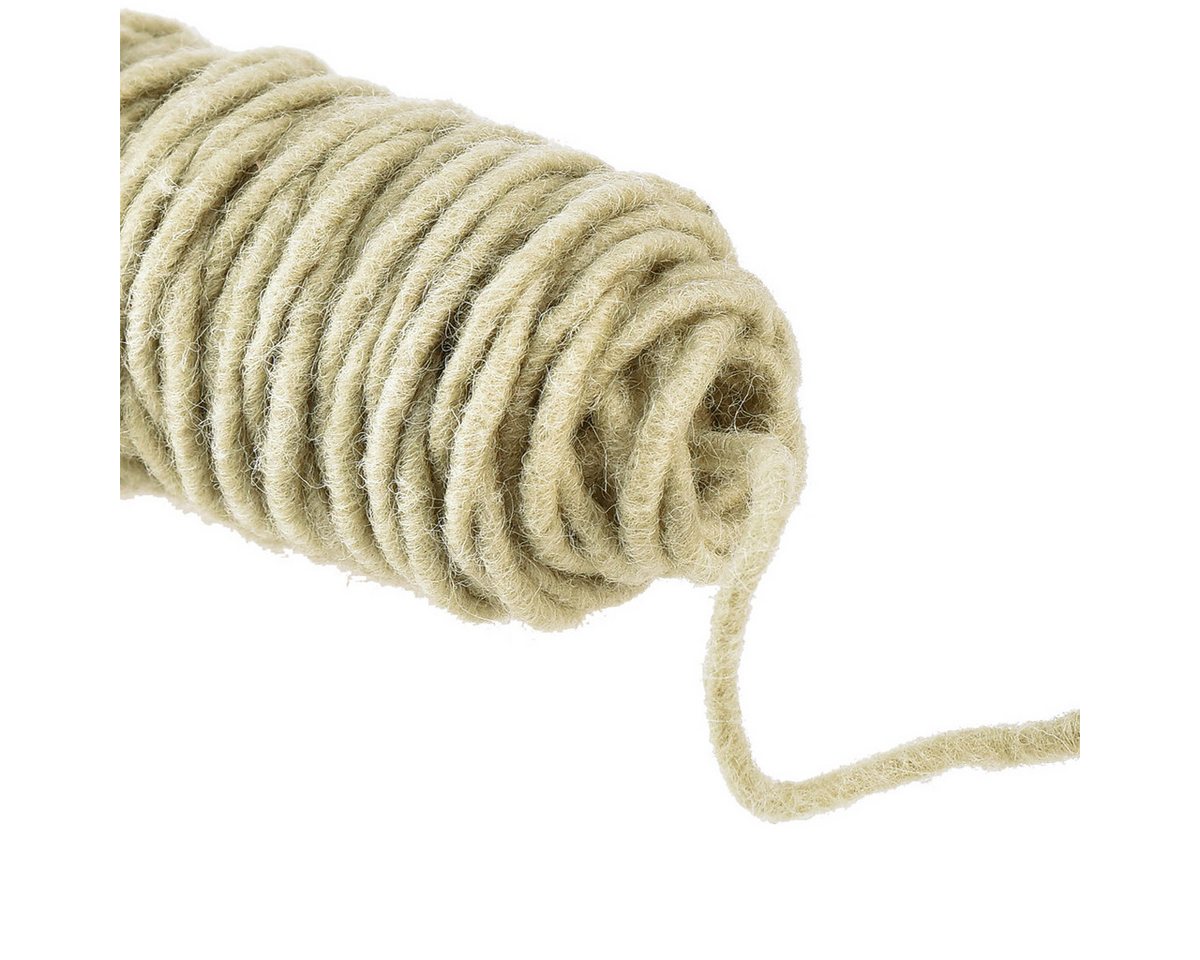 Thumbnail - STYLIT by Lehner Wolle Filzband Dochtfaden Wollschnur Beige Filzkordel Filzschnur 55m Jute