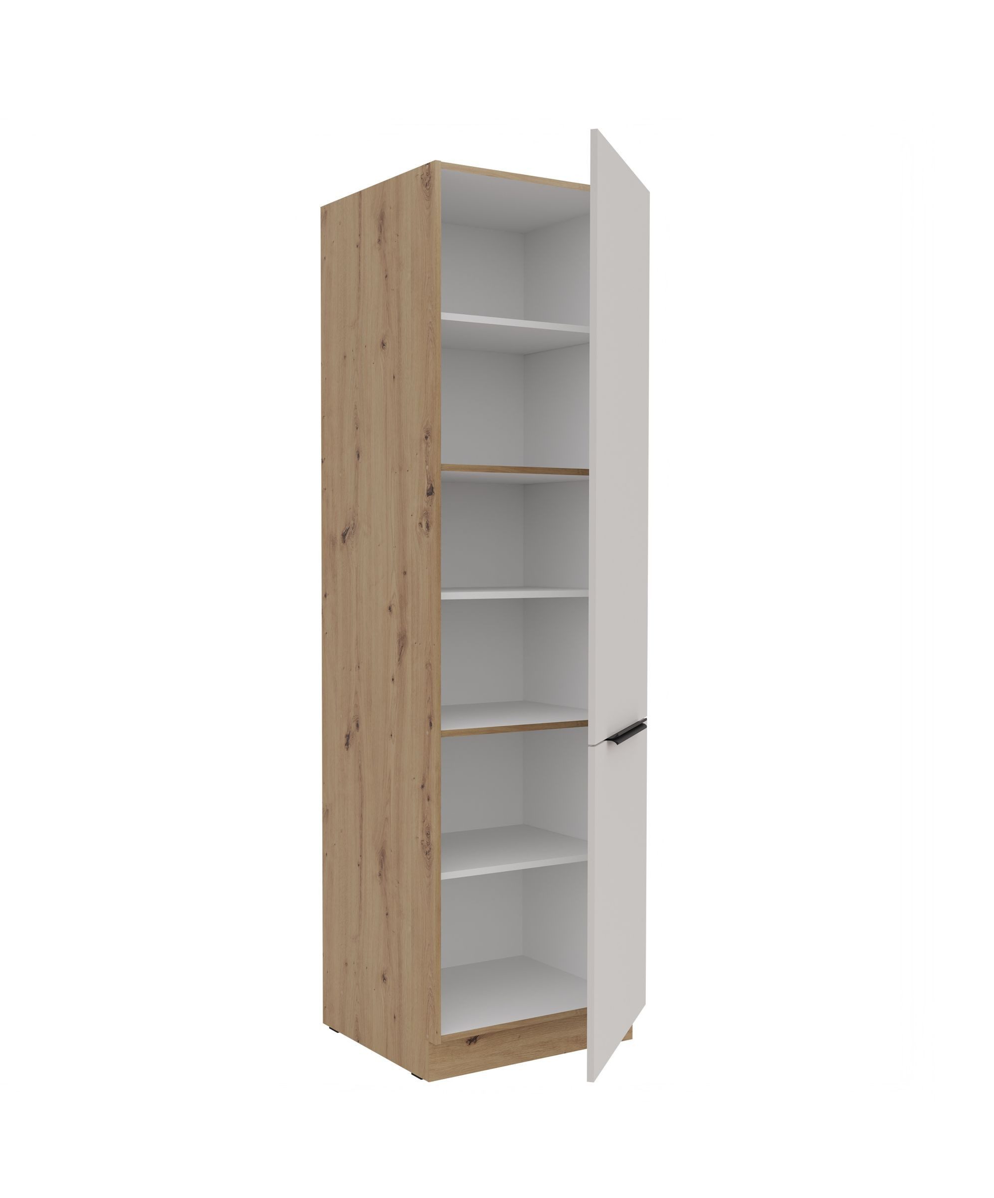 Küchen-Preisbombe Hochschrank 60 cm Küche SOLANO Kaschmir beige Küchenzeile günstig online kaufen