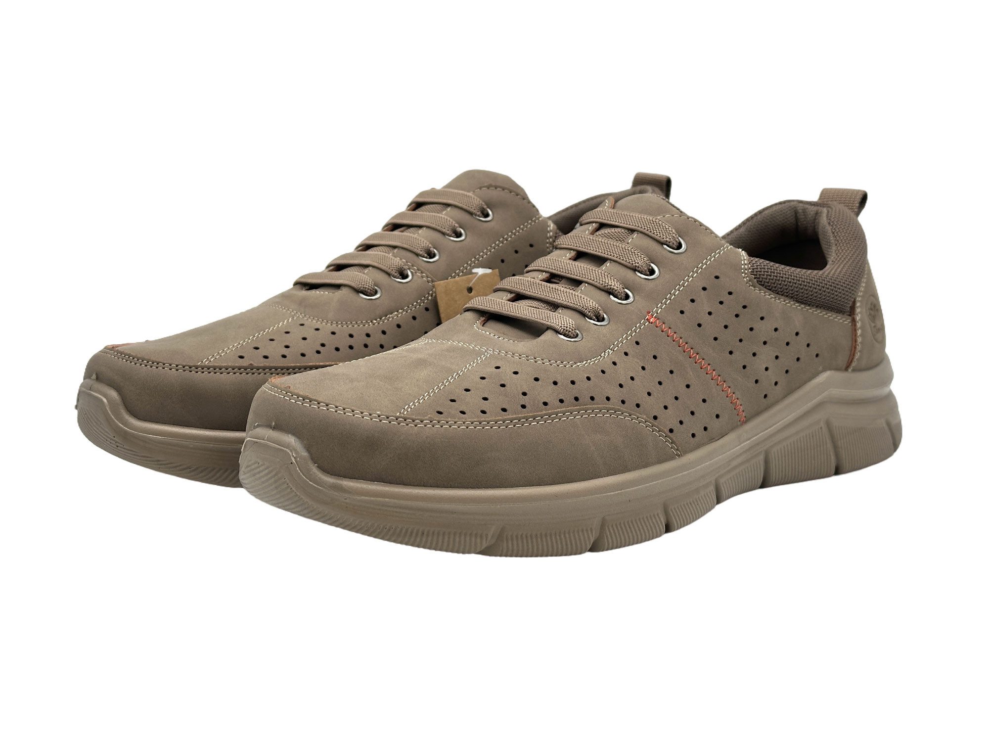 Nowaland Herren Halbschuh mit Perforierung Schnürschuh Atmungsaktive Perforierung · Flexible Komfortsohle · Leichtgewicht