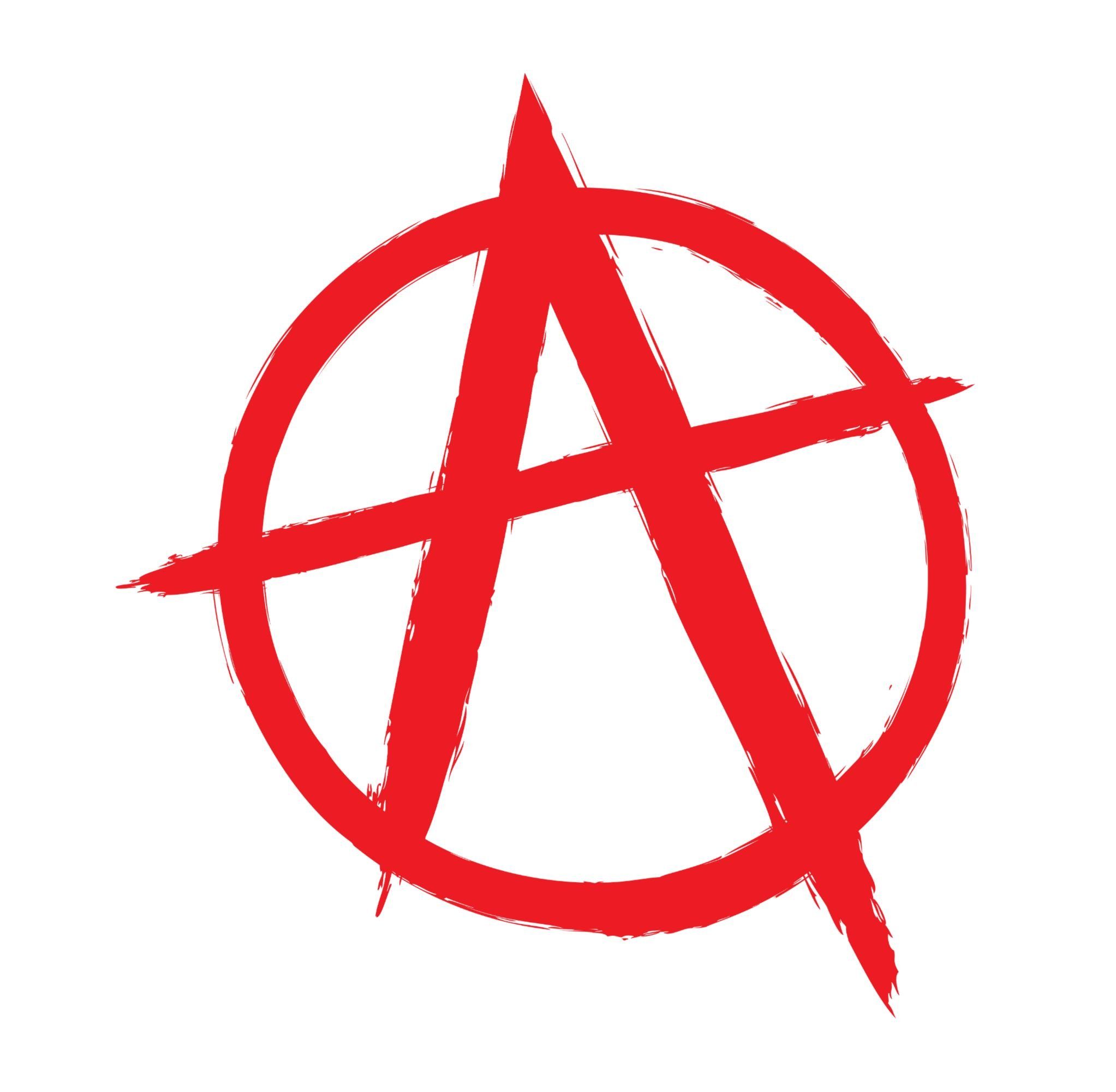 A Anarchie rot T-Shirt Zubehör Schwarz Festival Shirtracer 1