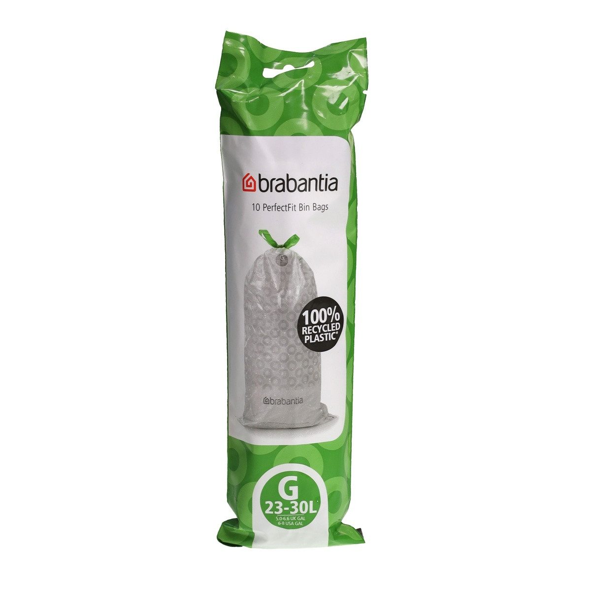 Brabantia Müllbeutel Brabantia 138386 PerfectFit Müllbeutel Codierung G (23-30 Liter) 10