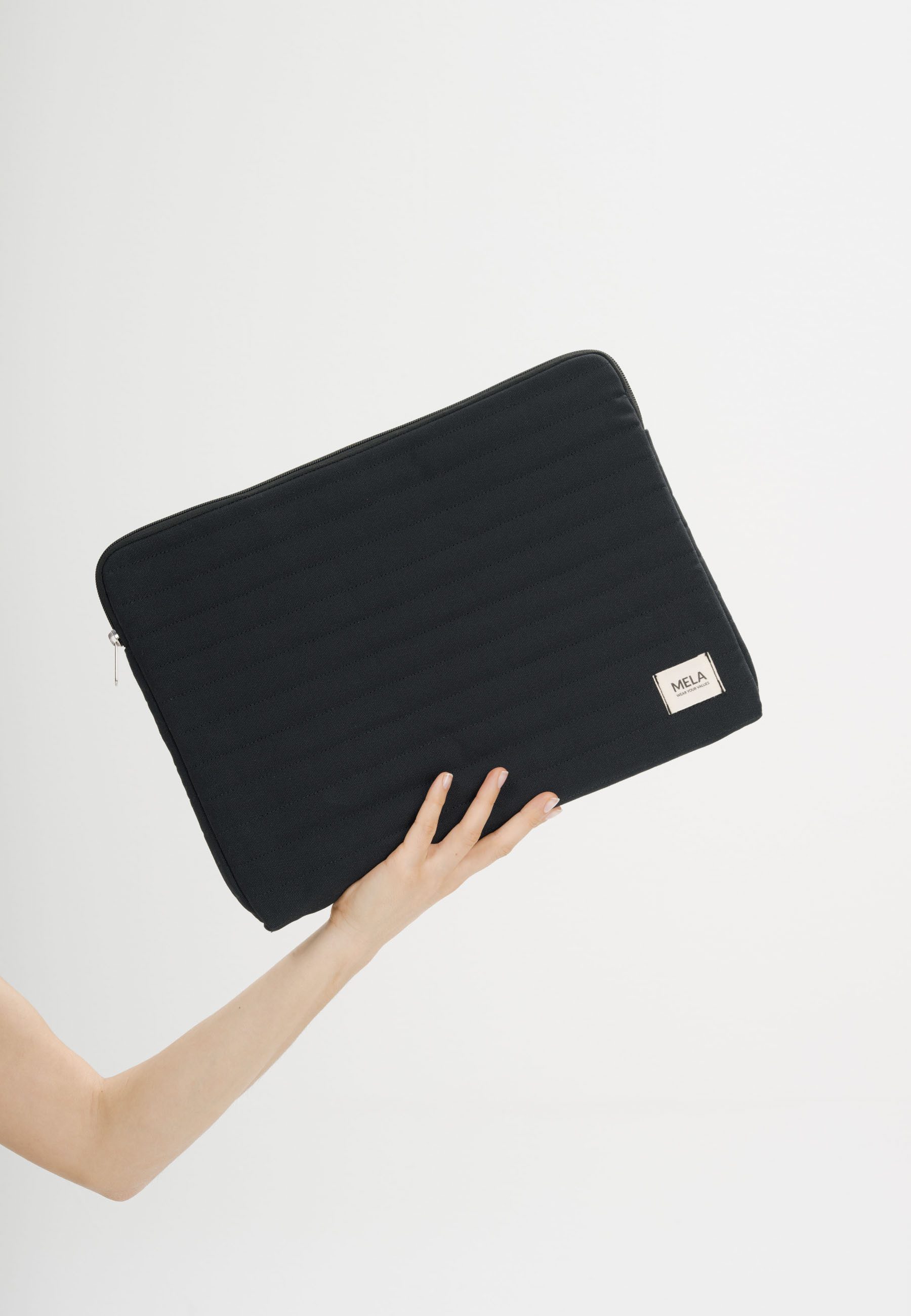 MELA Laptoptasche Gepolsterte Laptophülle Style VINUSA, Zwei Innentaschen