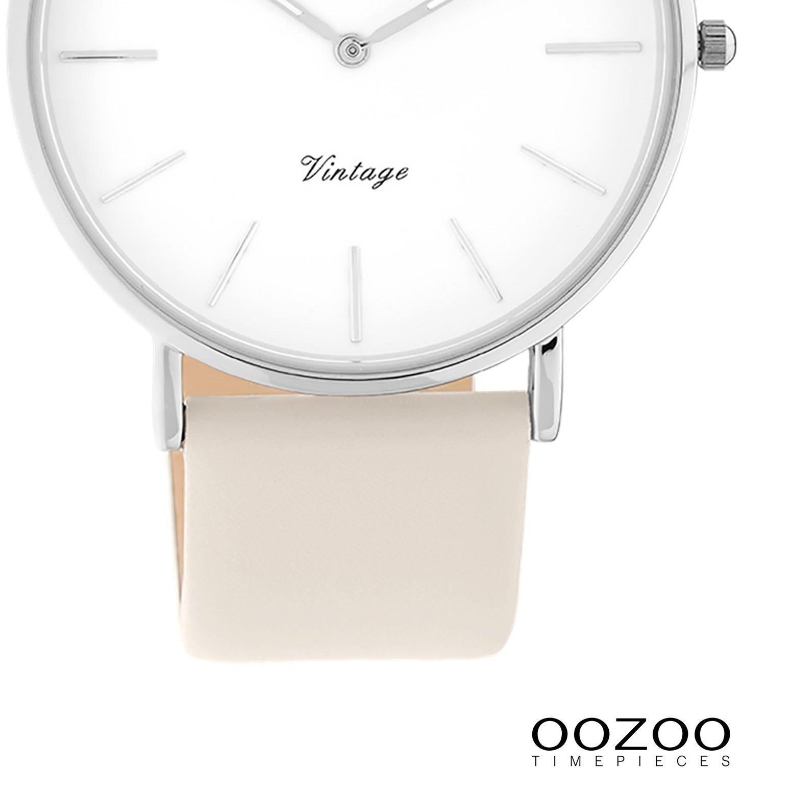 Oozoo Lederarmband, 40mm) (ca. Damen rund, Series, Fashion-Style Vintage Armbanduhr OOZOO Damenuhr Quarzuhr groß