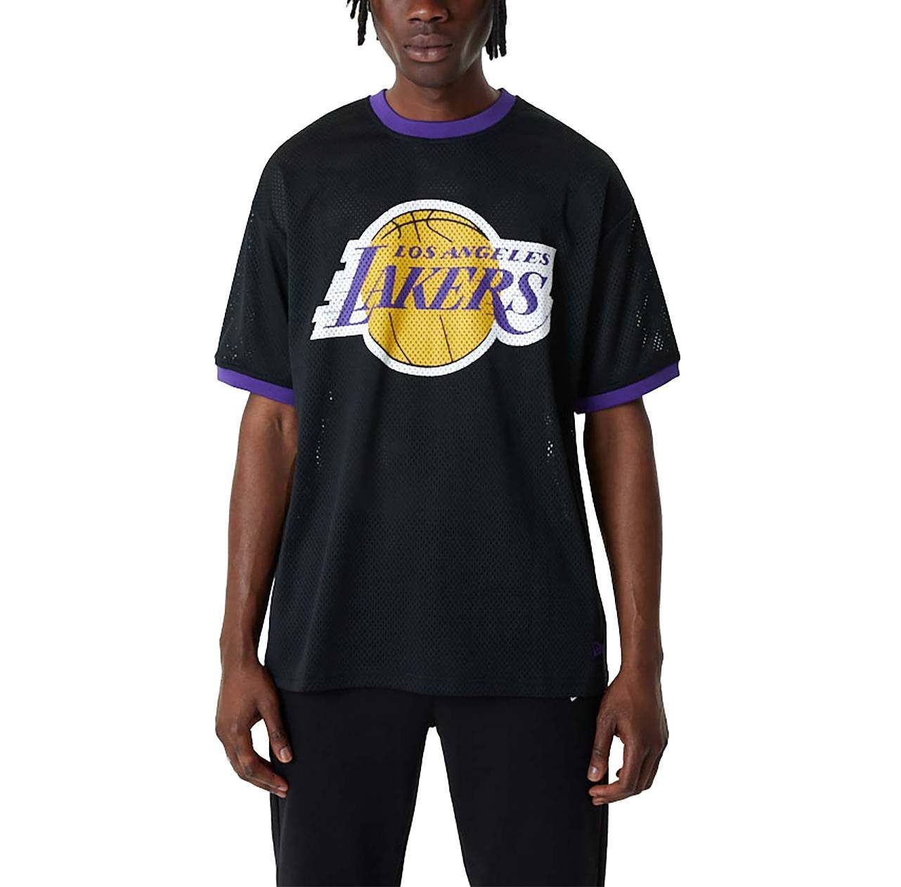 New Era T-Shirt T-Shirt New Era NBA Logo Mesh LA Lakers | T-Shirts