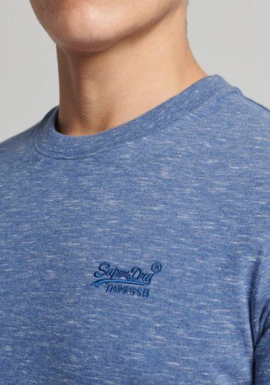 Logo Rundhalsshirt Te Superdry Vintage Emb tidal blue