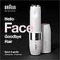 Braun Elektrogesichtshaarentferner FS1000 Face Mini-Haarentferner, Aufsätze: 1, ideal für unterwegs, mit Smartlight, Bild 6