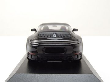 Minichamps Modellauto Porsche 911 992 Targa 4 GTS 2022 schwarz Modellauto 1:43 Minichamps, Maßstab 1:43