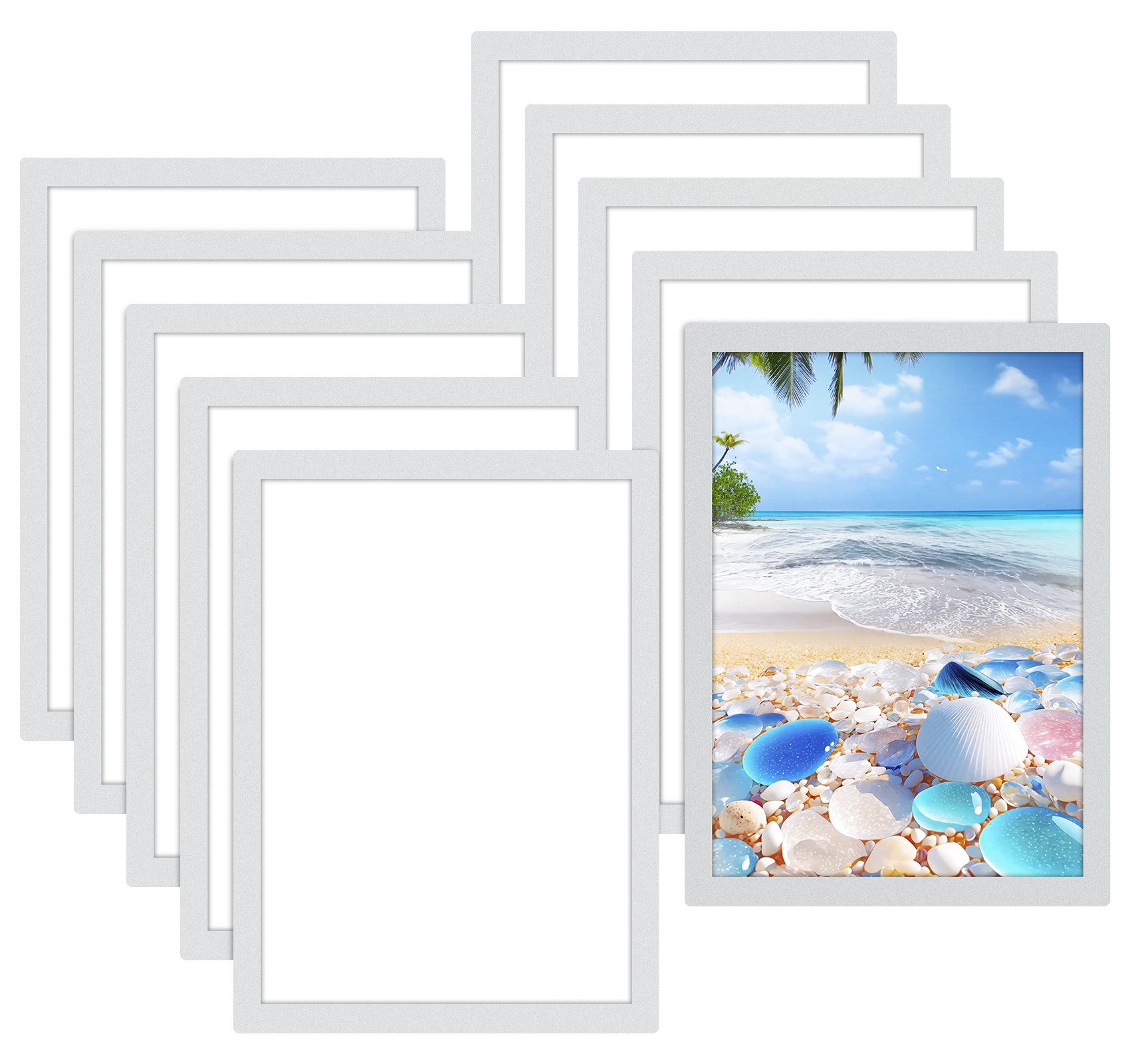 ElitVita Bilderrahmen 10 Stück Selbstklebender Magnet günstig online kaufen