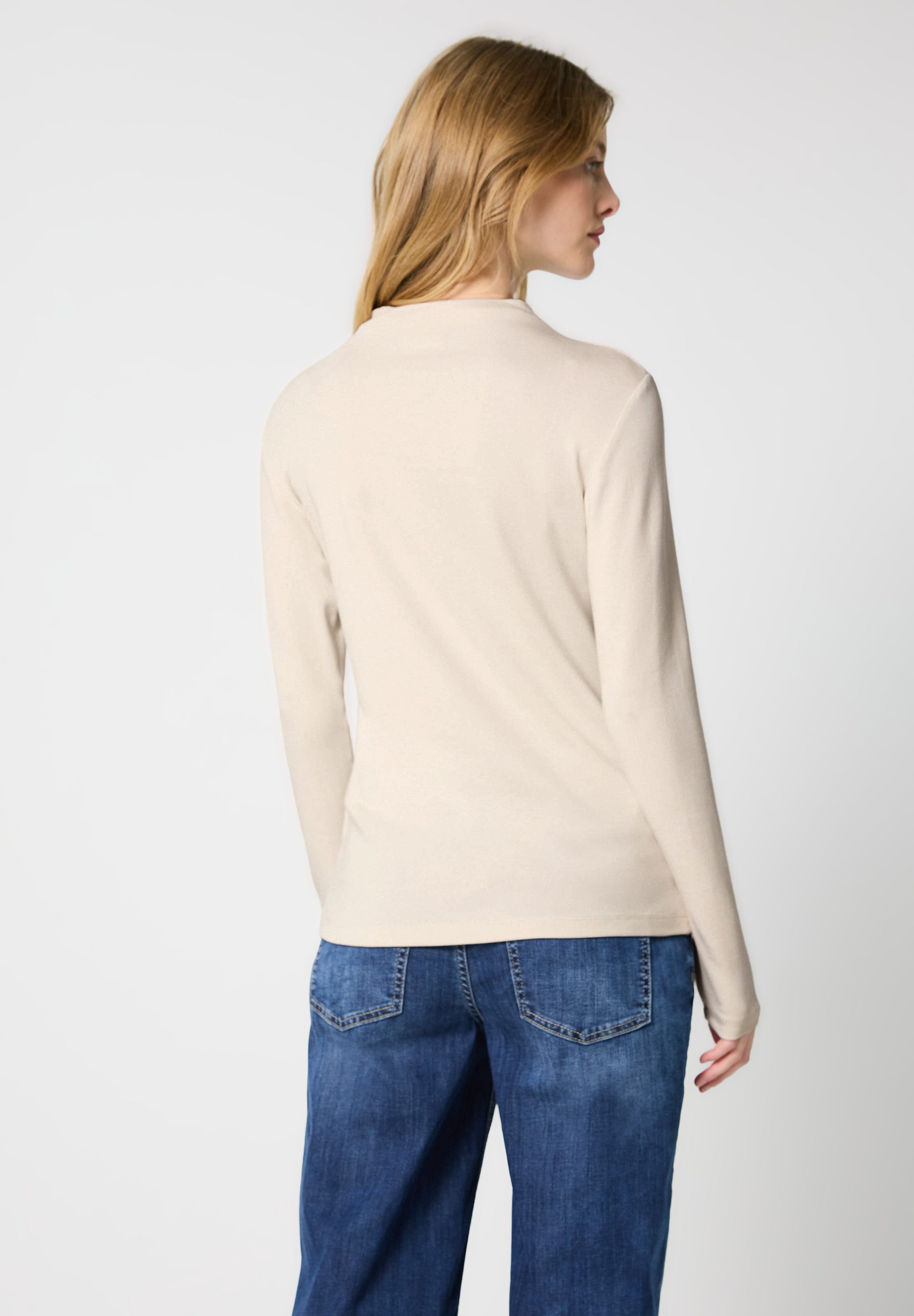 STREET ONE Langarmshirt mit Turtleneck günstig online kaufen
