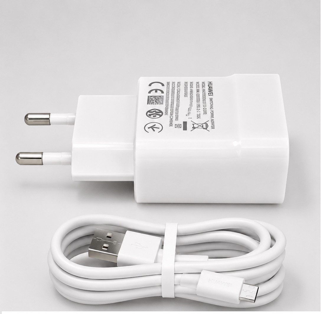 Huawei Huawai HW-050200E02 USB TYP A Smartphone-Ladegerät (P9 Lite, 10 Lite, P8 Lite, Y5, Y6, Y7, Y9, Mate 10 Lite, Hanor 7)