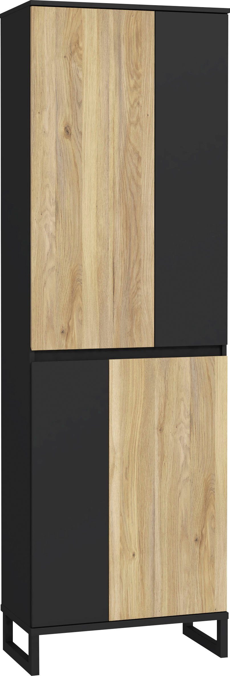 FORTE Garderobenschrank Quayle Stauraumschrank, Mehrzweckschrank, Höhe 201,7cm