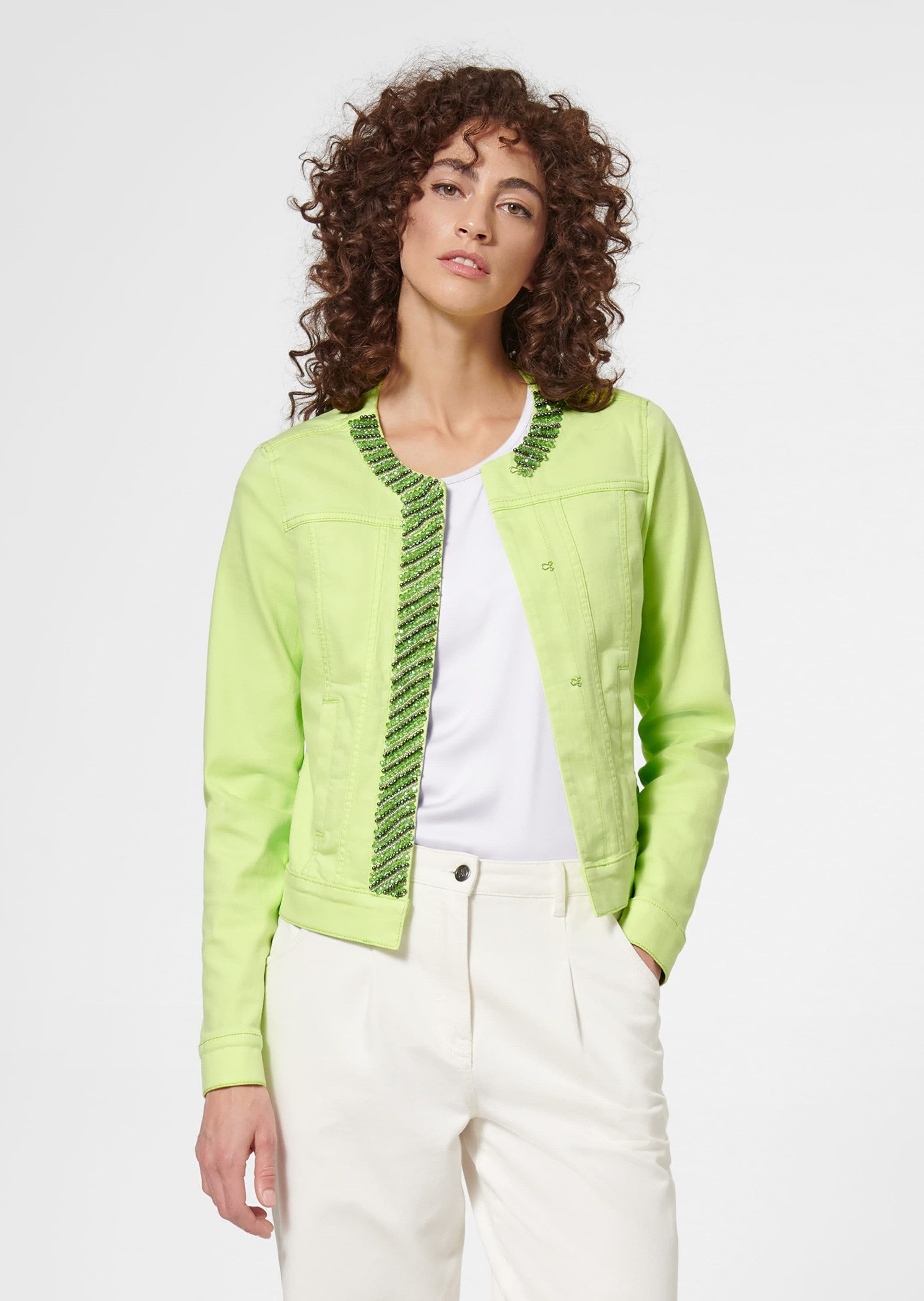 Jeansjacke Jeansjacke mit Schmucksteinen