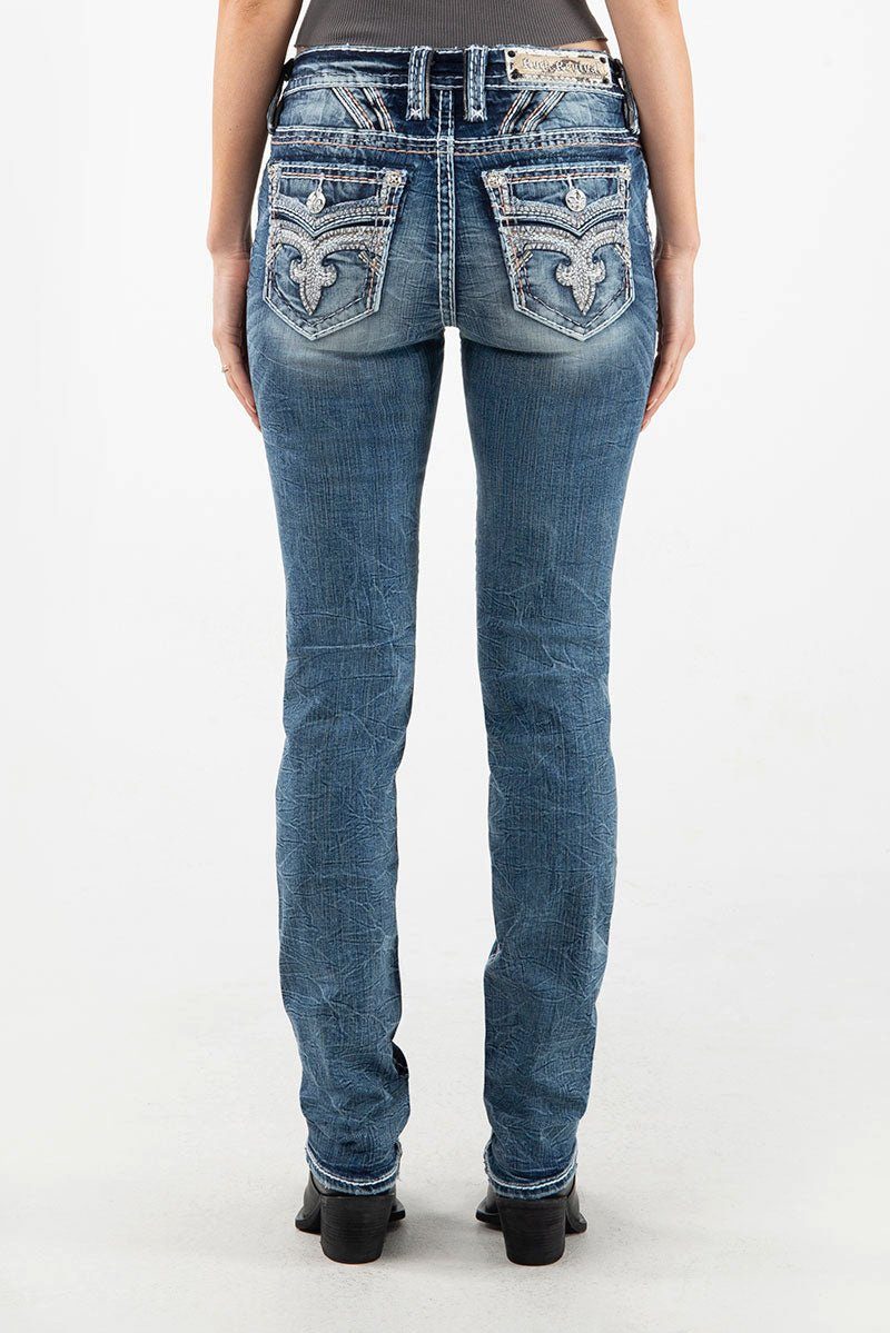 Rock Revival Straight-Jeans