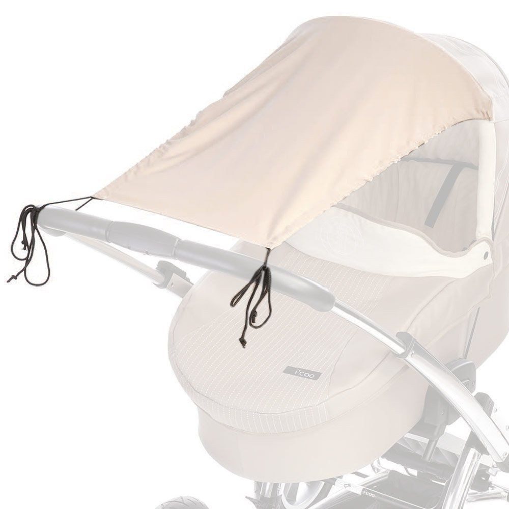 Diago Kinderwagen-Sonnenschutzhülle Beige, Sonnensegel für Kinderwagen günstig online kaufen