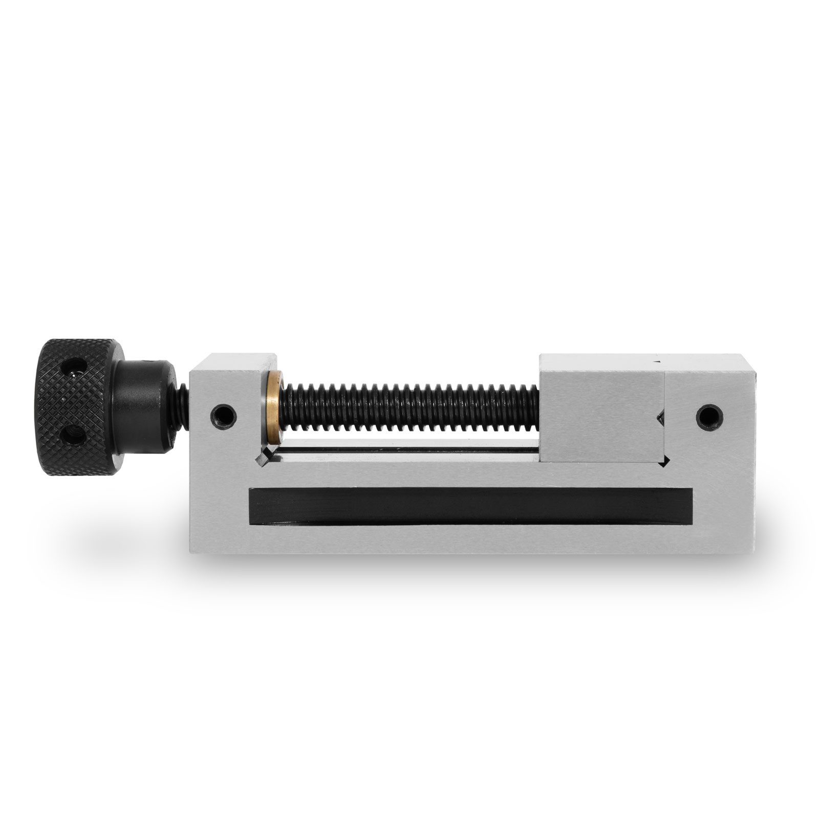 Thumbnail - EBERTH Schraubstock Präzisionsschraubstock mit Spindel, Backenbreite 73mm, maximale Spannkraft 100mm, Backenhöhe 35mm, a...