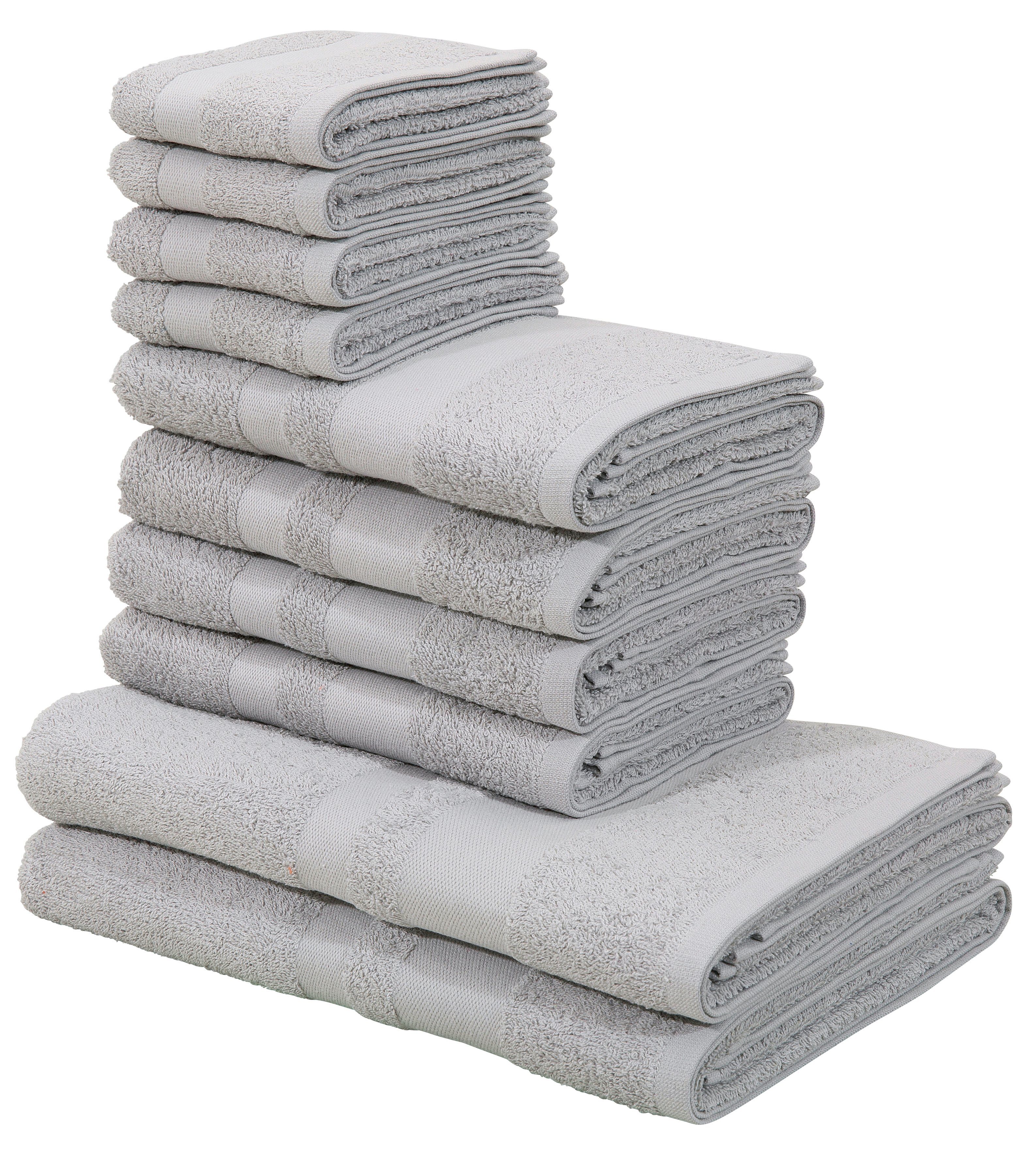 my home Handtuch Set Vanessa, 10-tlg günstig online kaufen