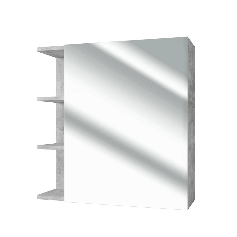 Vicco Badezimmerspiegelschrank Fynn, Beton, 62 x günstig online kaufen