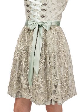 KRÜGER MADL & BUAM Trachtenkleid Mini Dirndl 2tlg. 50cm KALINDA hellgrün