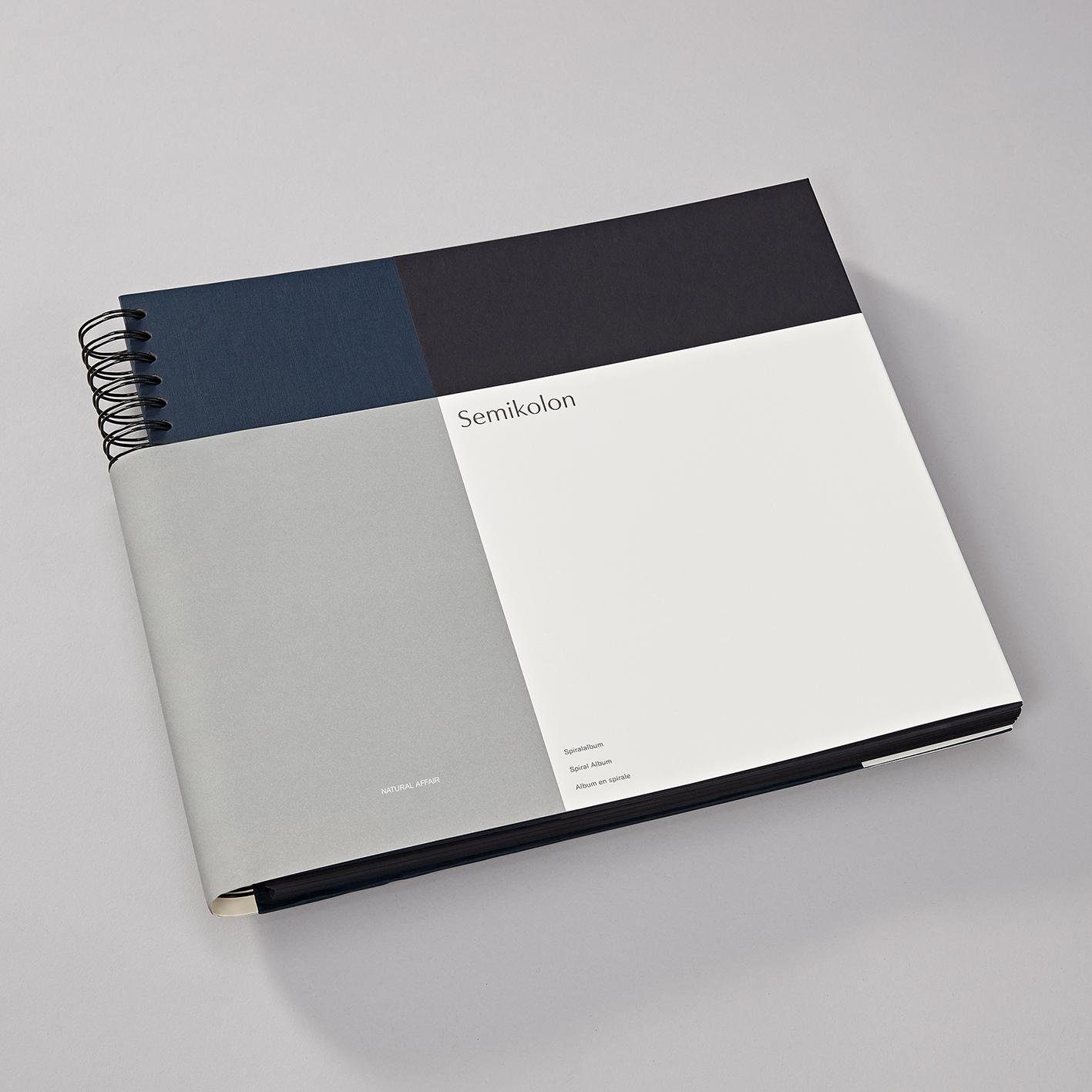 Semikolon Fotoalbum Spiralalbum Natural Affair Midnight