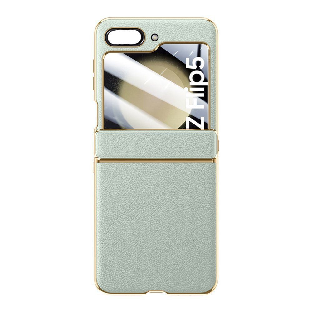 FELIXLEO Smartphone-Hülle Displayschutzfolie Handyhülle für Samsung Galaxy Z Flip 5 Hülle mit – Bild 5 von 5
