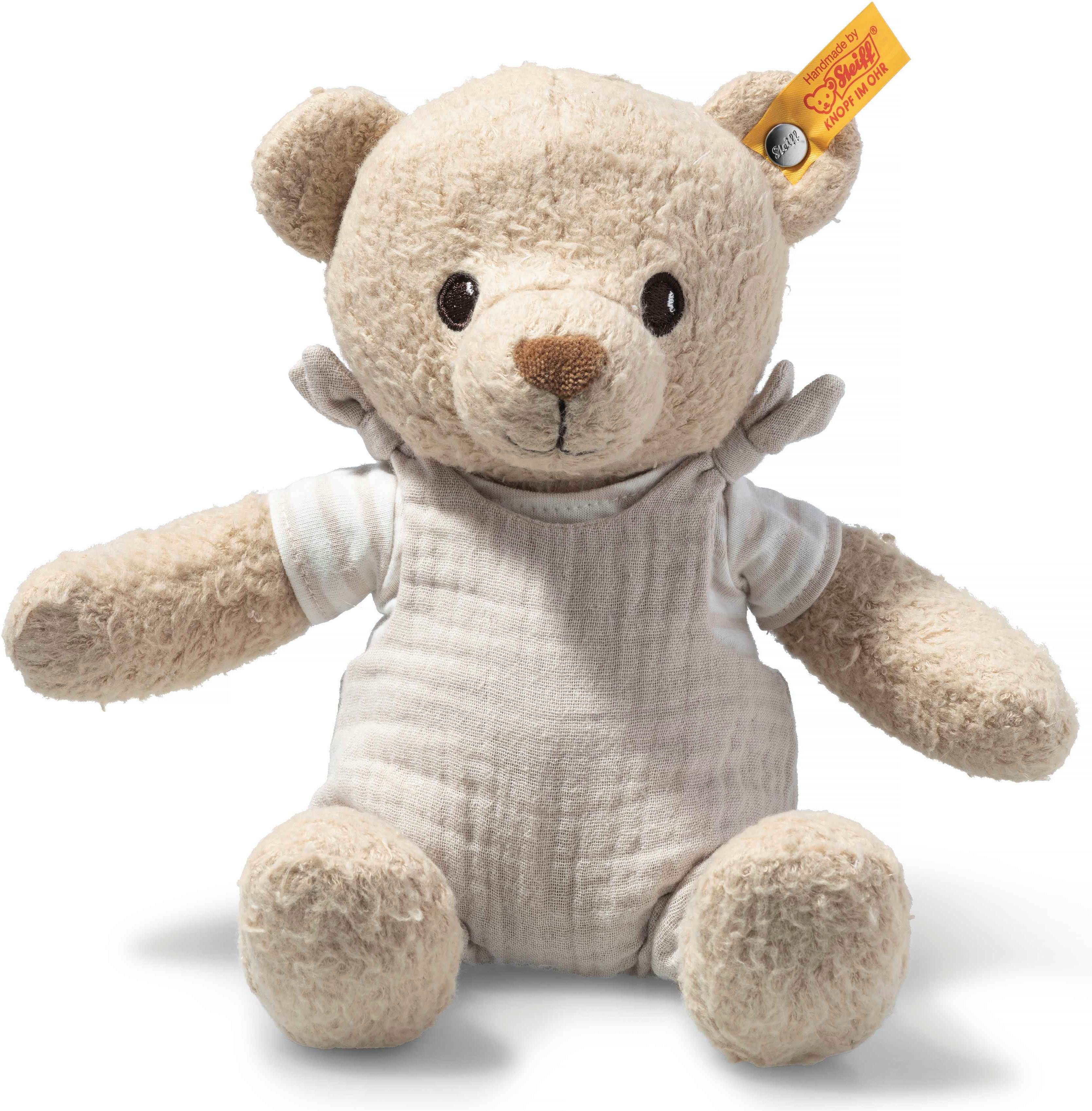 Steiff Kuscheltier Noah Teddybär, 26 cm, GOTS organic, zertifiziert durch BCS 35014