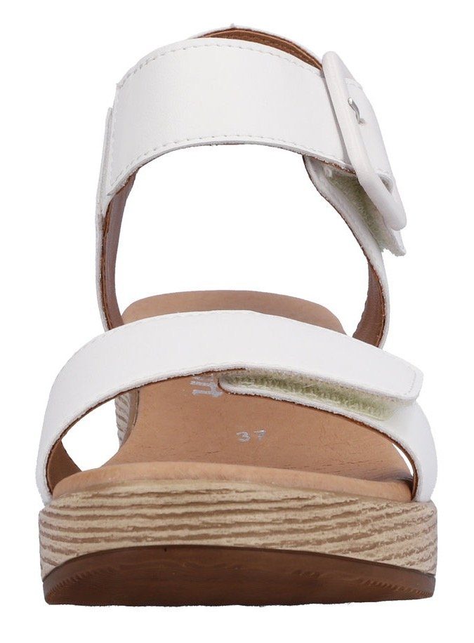 Remonte ELLE-Collection Sandalette mit Klettverschlüssen weiß