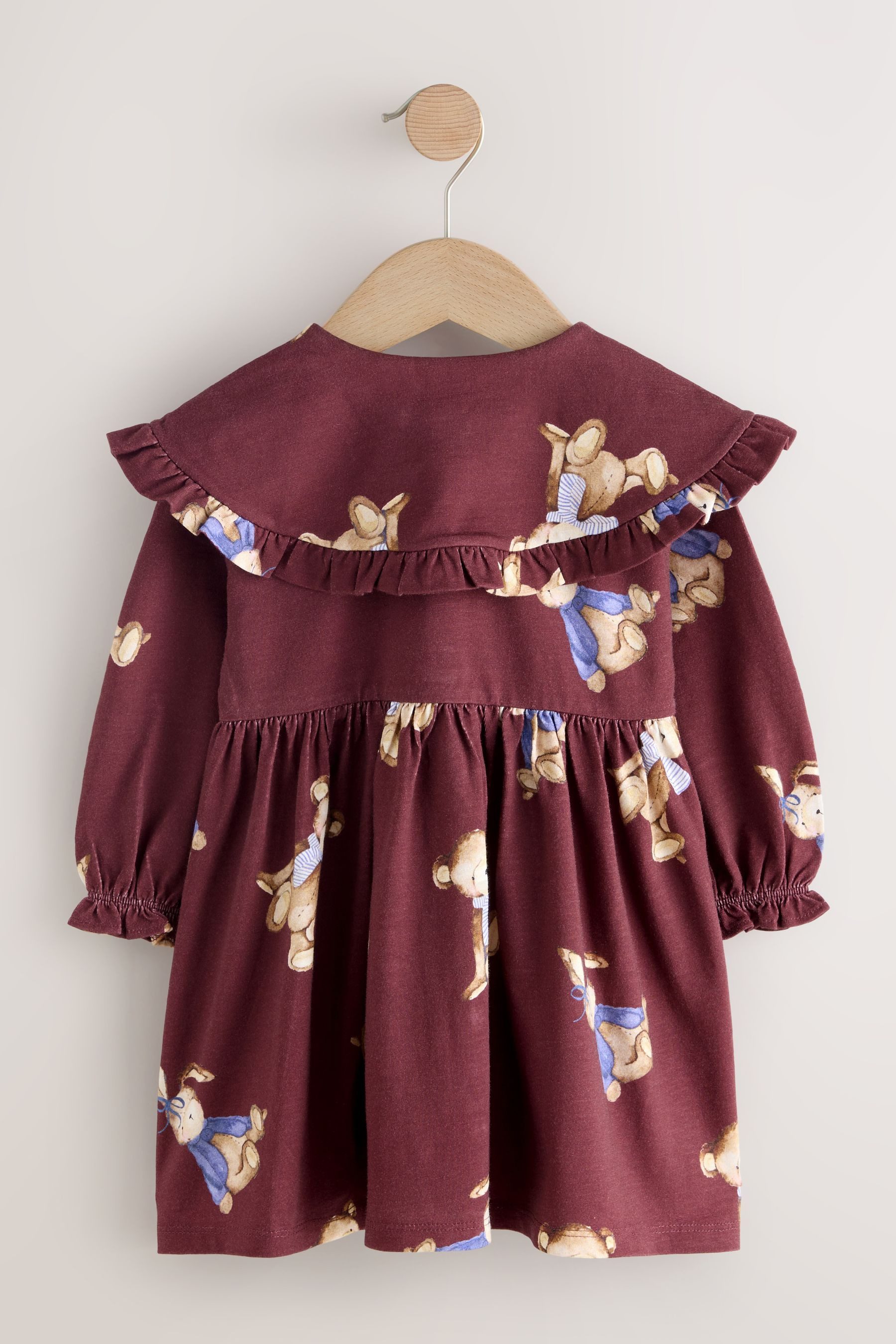 Next Jerseykleid Langarmkleid mit Kragen (1-tlg) günstig online kaufen