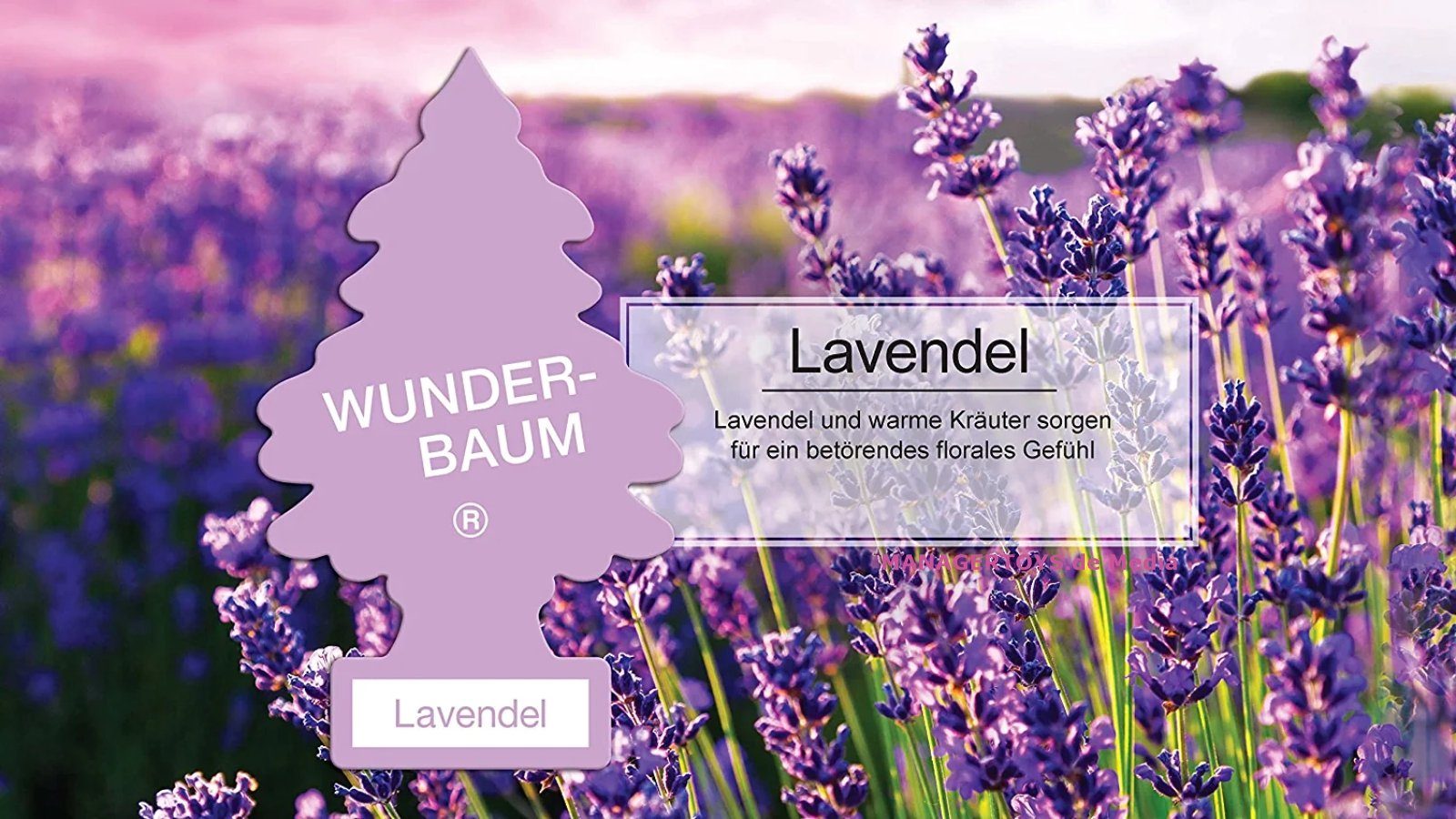 Wunder-Baum Raumduft 3er Duftbäumchen Lavendel Wunderbaum 3 Set Lufterfrischer