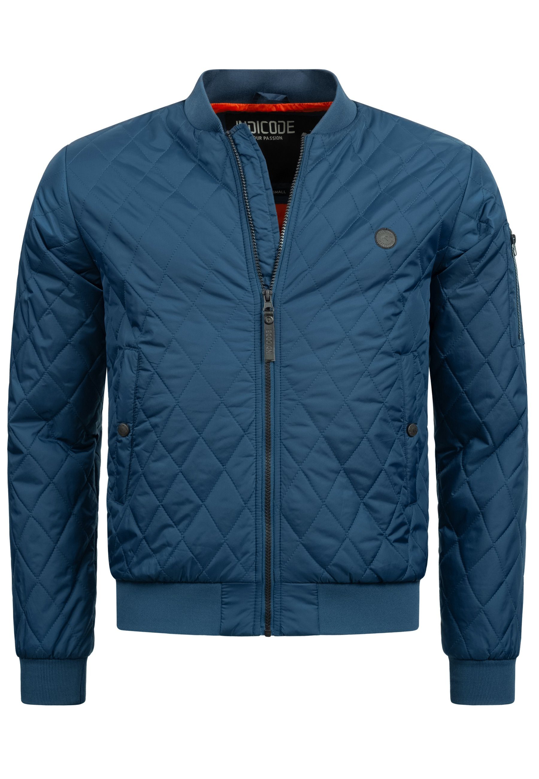 Indicode Sommerjacke Novak Bomberjacke mit Kontrastfutter günstig online kaufen