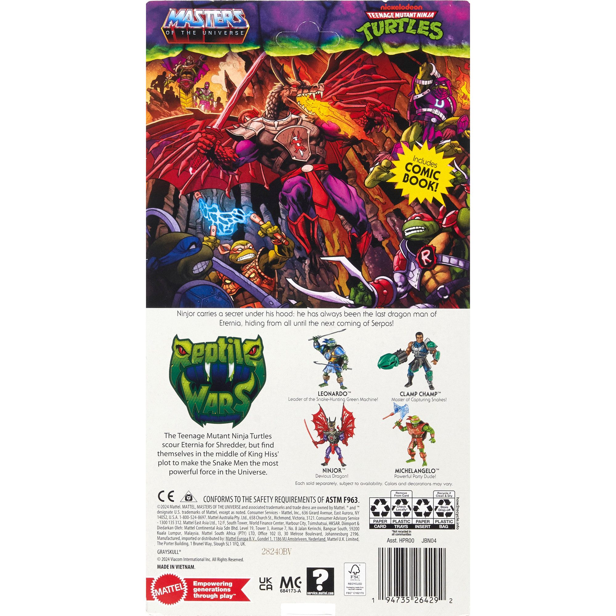 Mattel® Spielfigur Mattel Masters of the Universe Origins Turtles of