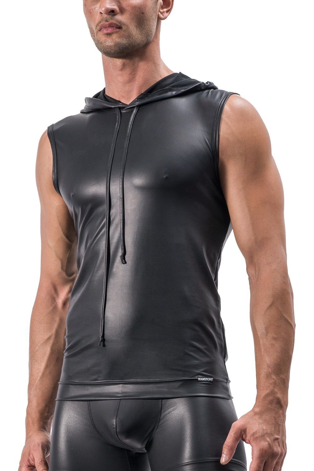 MANSTORE Kapuzenshirt M510 Hoody Tank Kaputzenshirt ärmellos L