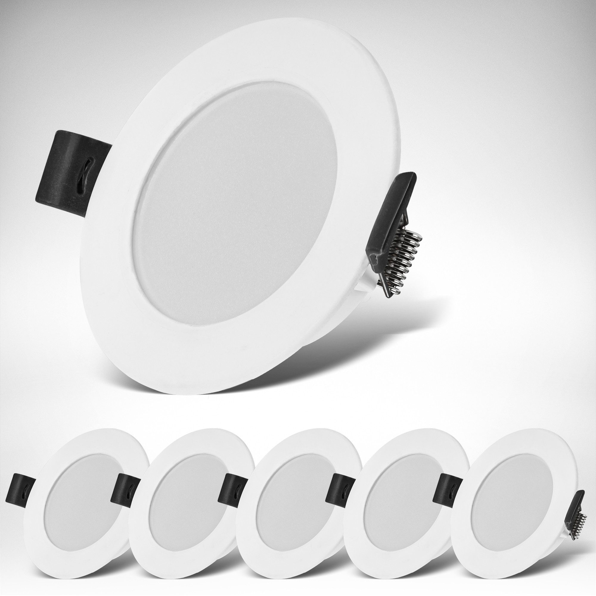 B.K.Licht LED Einbauleuchte 6er Set Bad günstig online kaufen