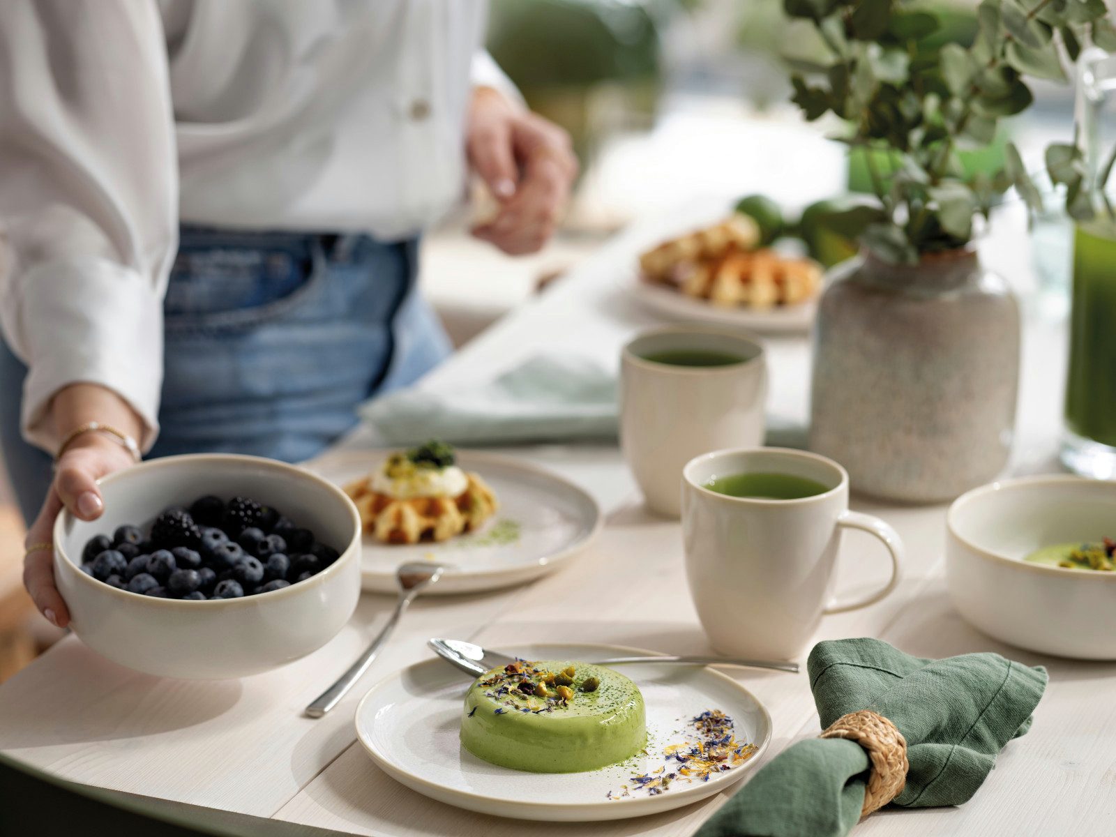 like. by Villeroy & Boch Frühstücks-Set Crafted Cotton Frühstücksset 12tlg