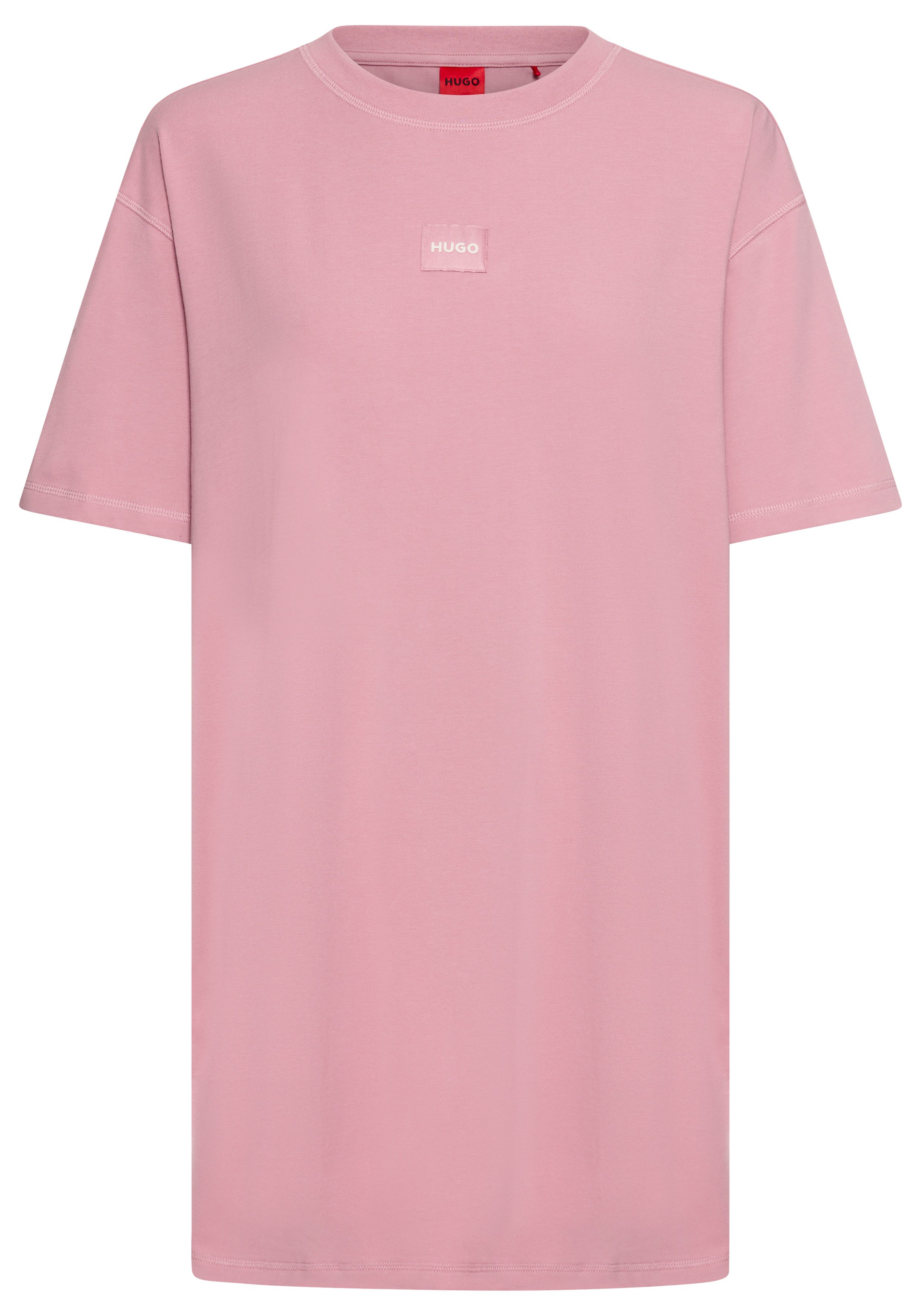 HUGO Nachthemd Rundhalsausschnitt, relaxed fit, Markenlabel günstig online kaufen