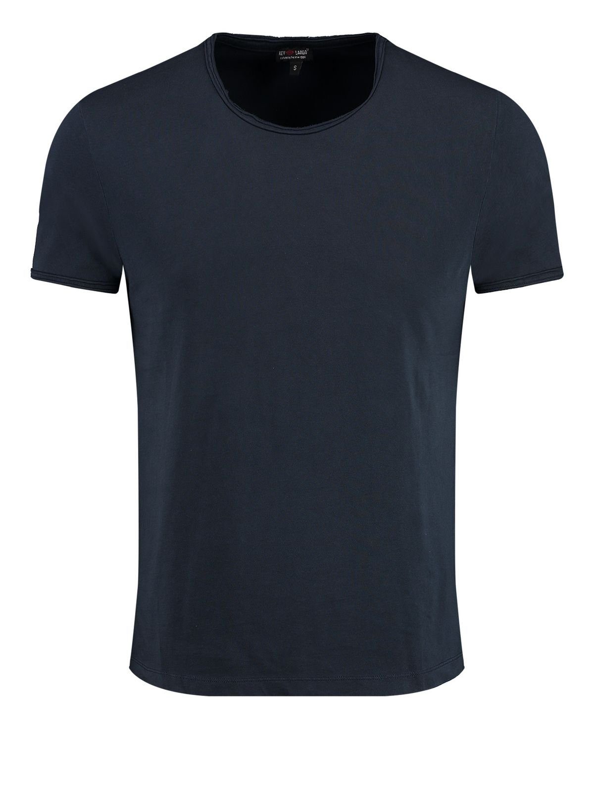 Key Largo T-Shirt Freeze vintage Look uni Basic MT00500 Rundhalsauschnitt u günstig online kaufen