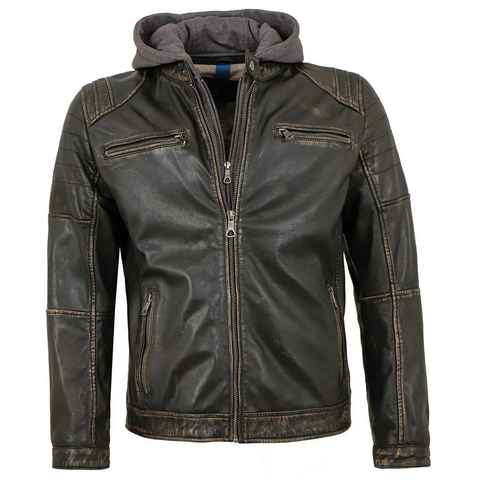 JACK HANTER Lederjacke Bikerjacke / Bikerstyle