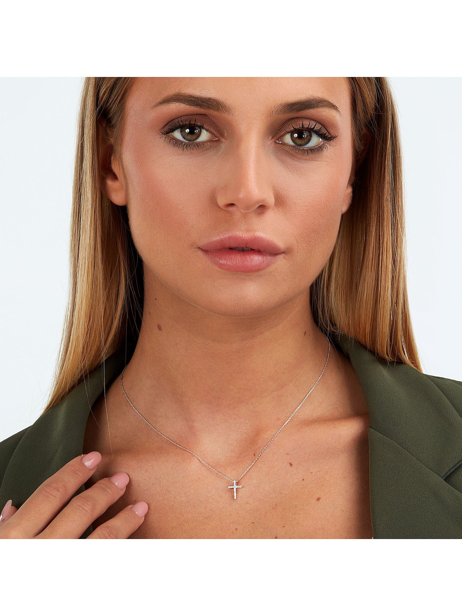 CHRIST Collier CHRIST Damen-Kette 585er Weißgold günstig online kaufen
