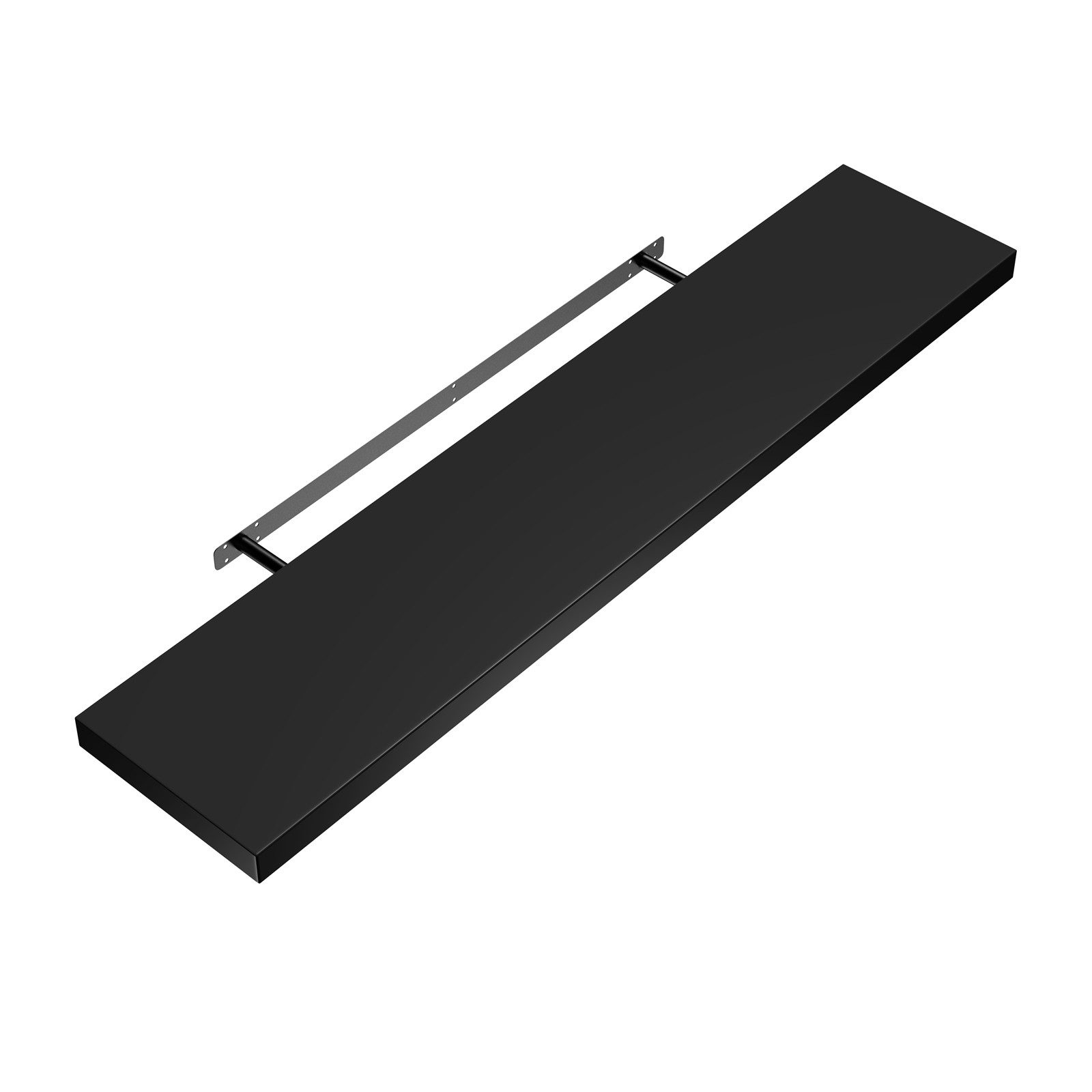 Casaria Wandboard, Schwarz Hängeregal mit Halterung günstig online kaufen