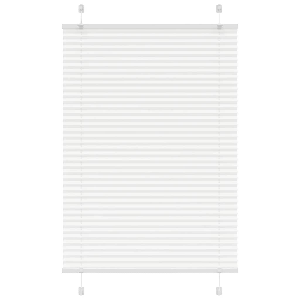 vidaXL Gardine 90 x 150 cm Plissee Weiß 90x150 cm Stoffbreite 89,4 cm Polyester